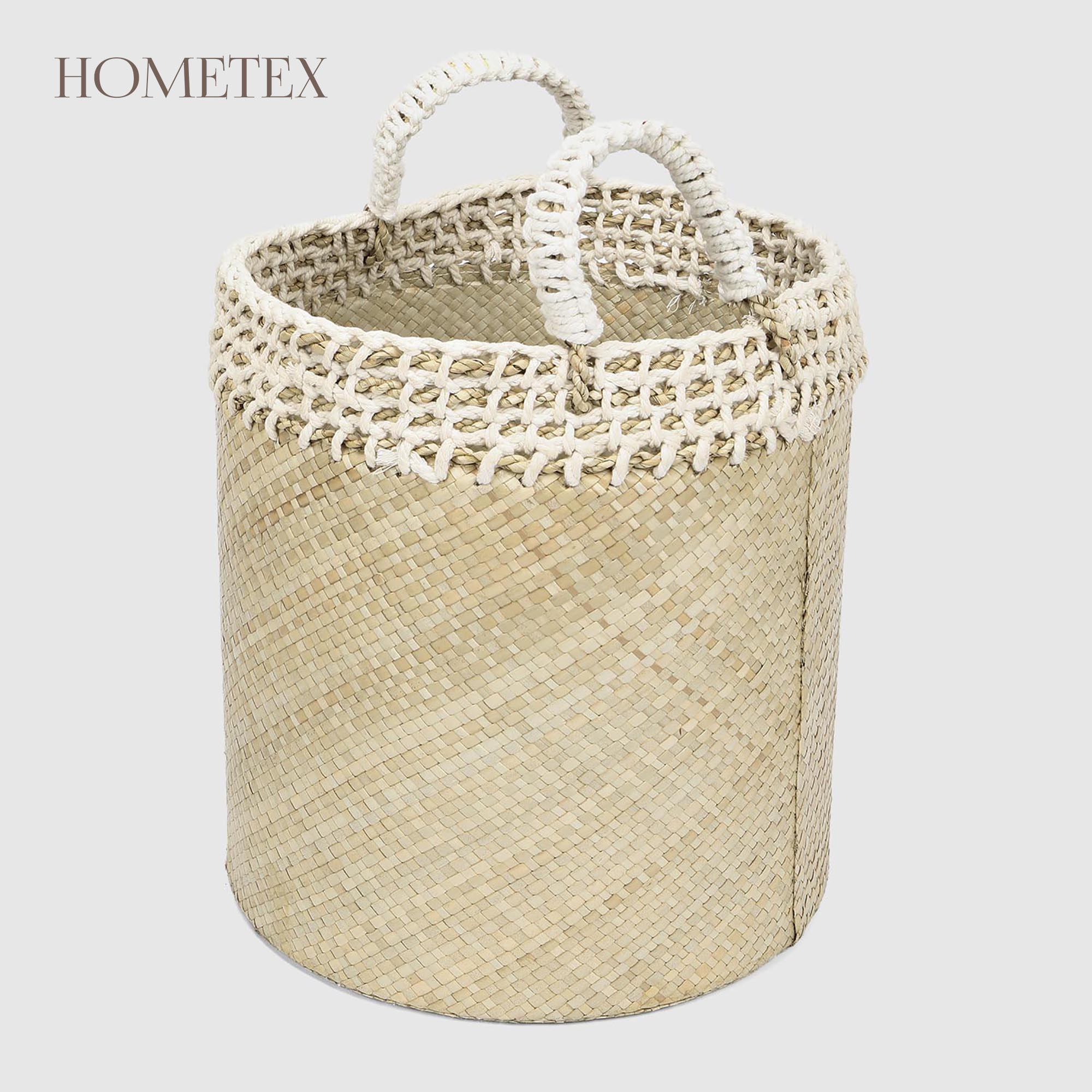 Корзина Hometex Natural pandan размер M 28х28х26 см