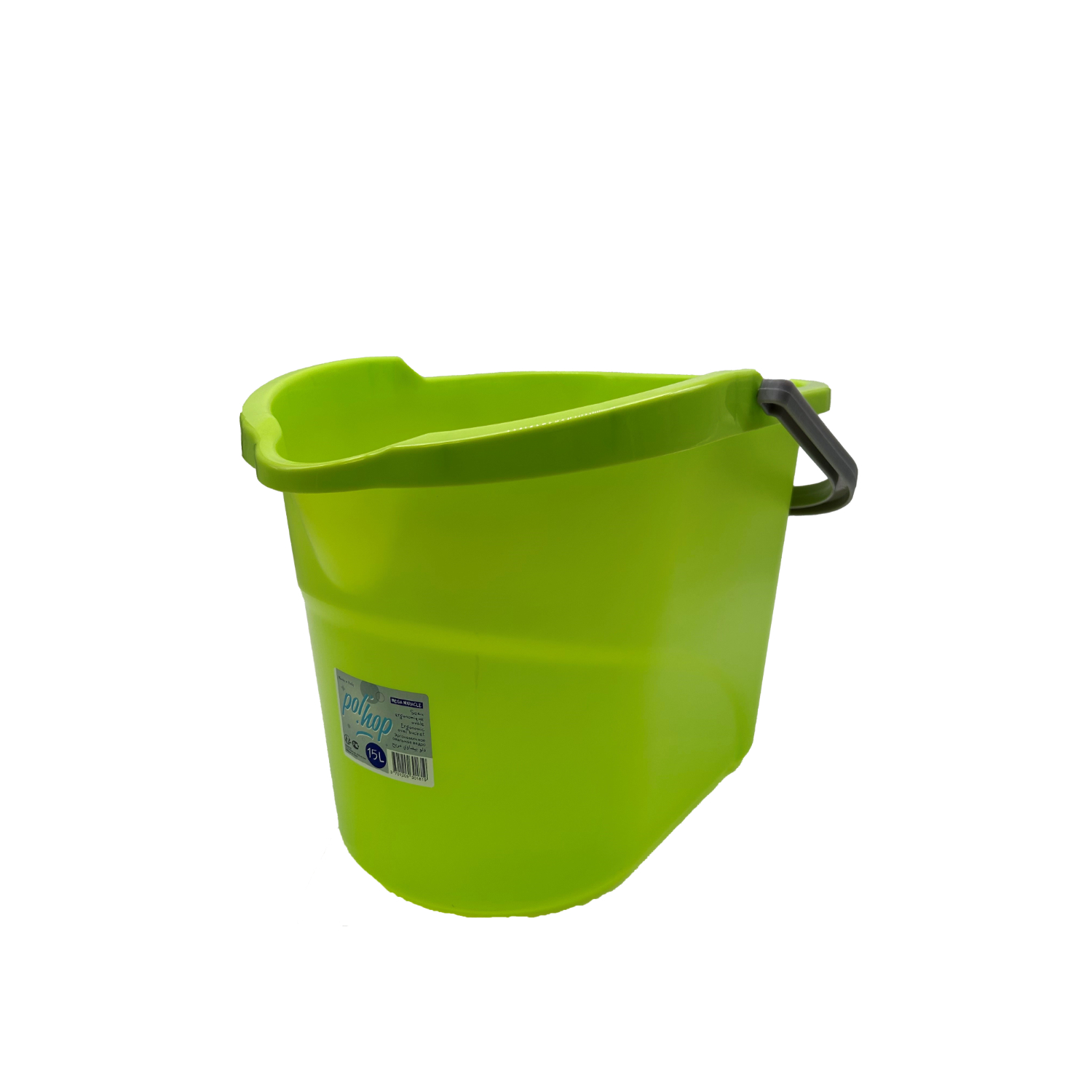 Ведро Polhop Mega miracle с носиком салатовое 15 л