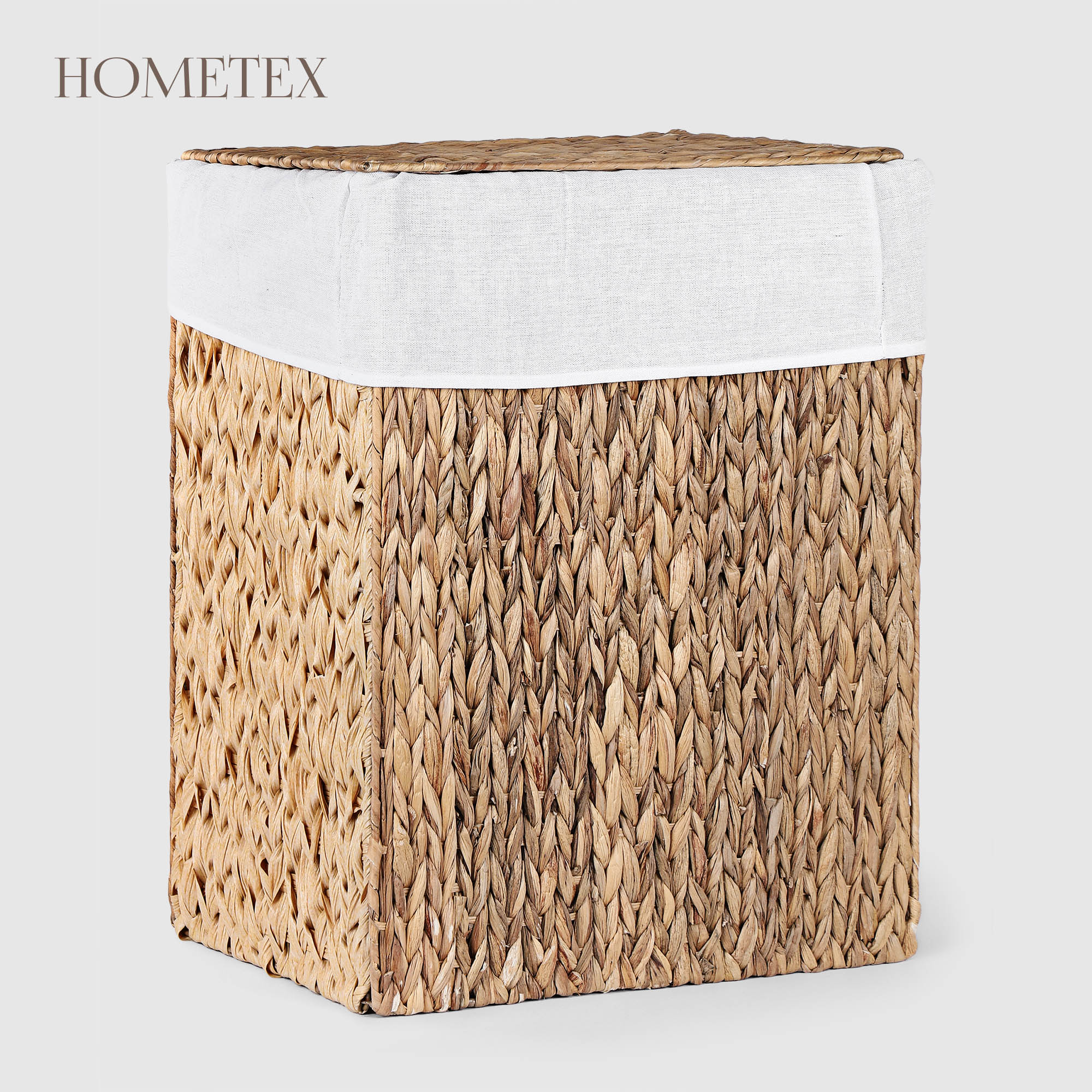 Корзина для белья Hometex с крышкой 45x33x60 см