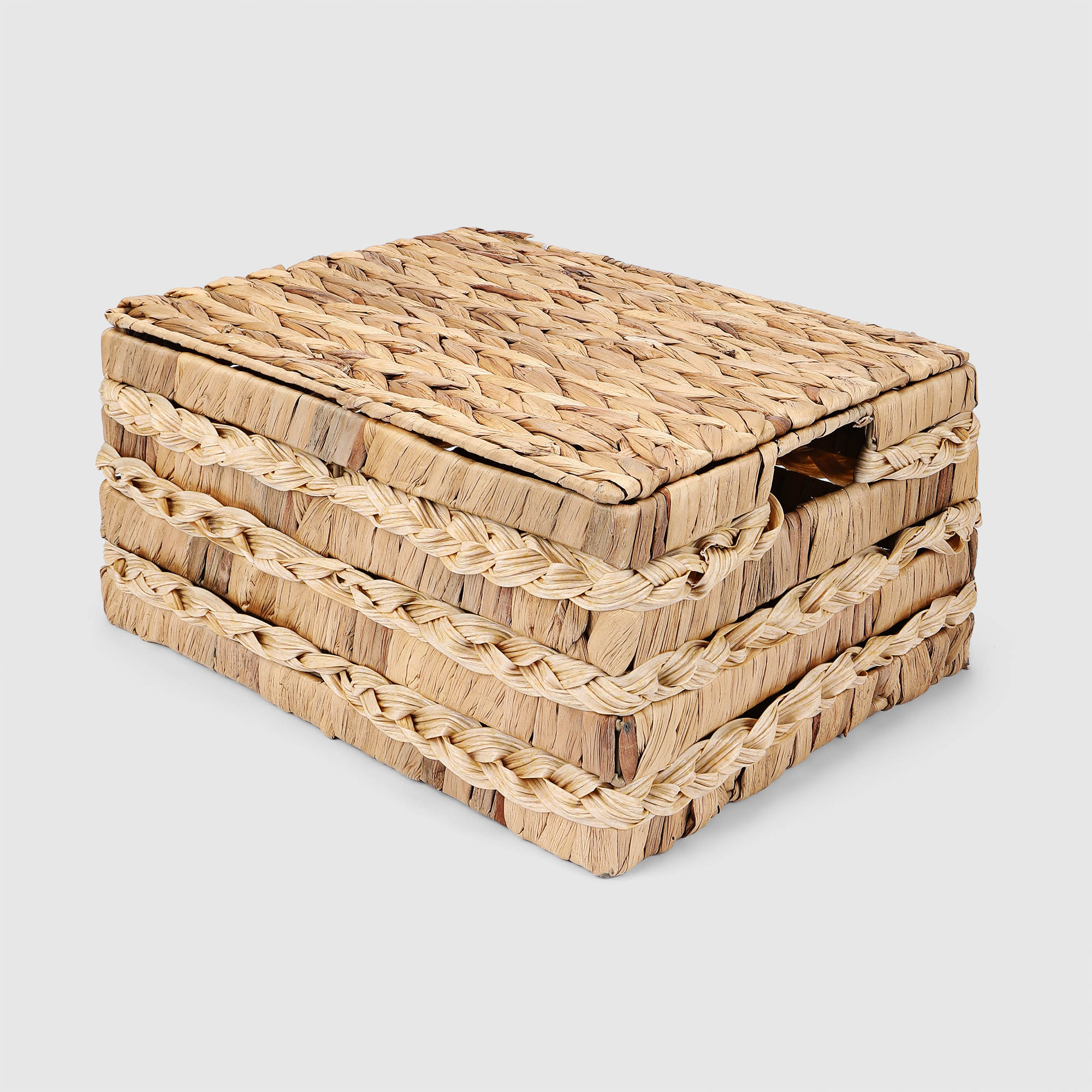 Коробка для xранения Hometex с крышкой 36x28x18 см 890₽