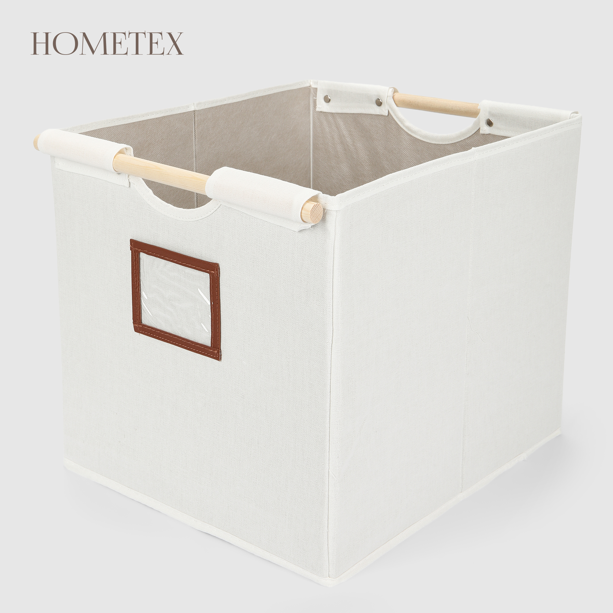 Коробка для xранения с ручками Hometex 38x32,4x32,4 см