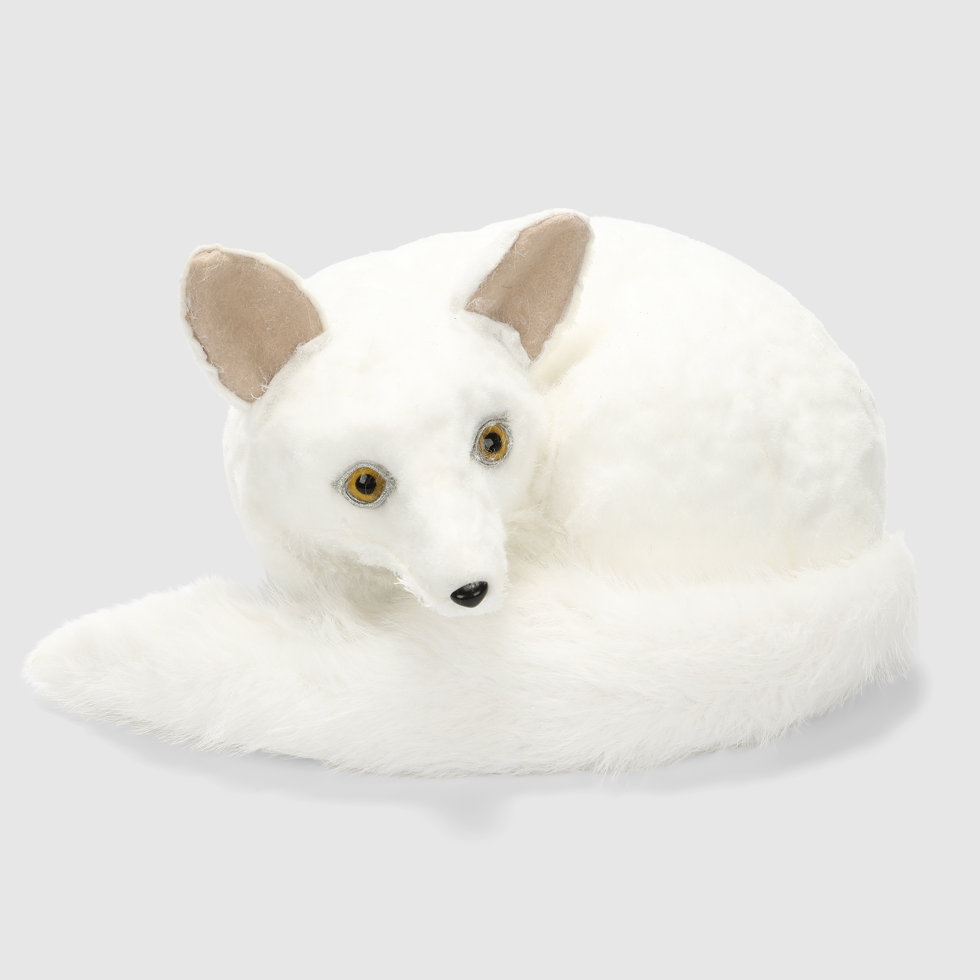 Декоративная фигура James arts лис белый 34х33х23 см