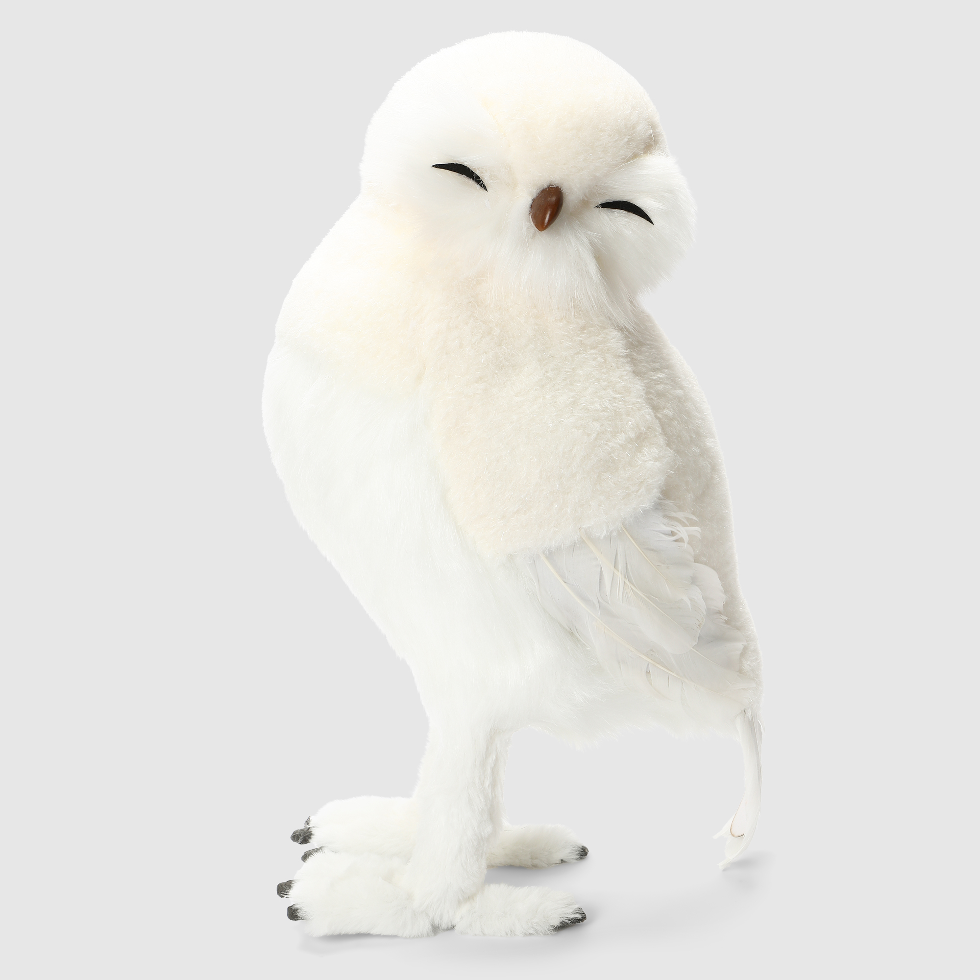 Декоративная фигура James arts сова белая 23х18х39 см 3390₽