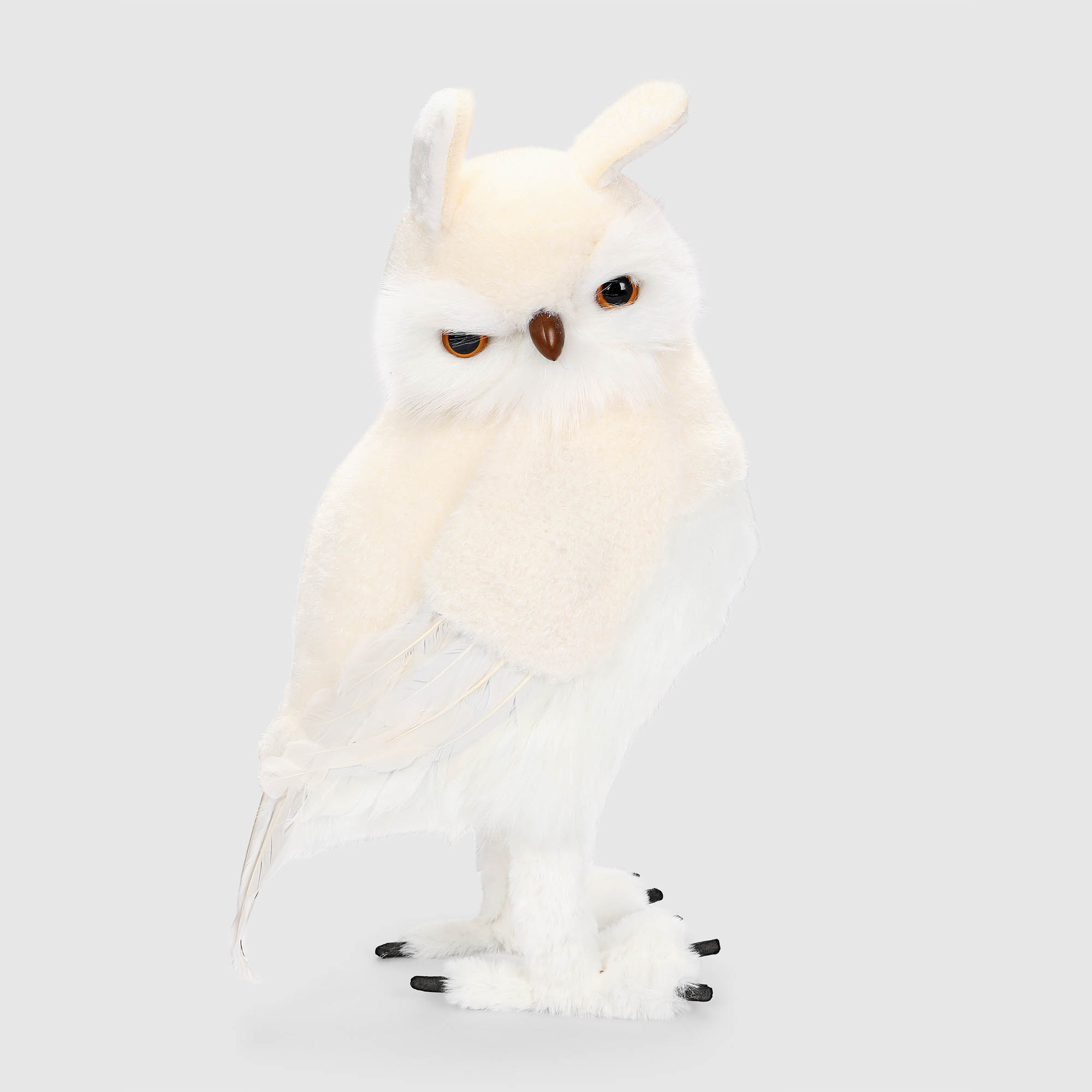 Декоративная фигура James arts сова белая 23х18х44 см 3390₽