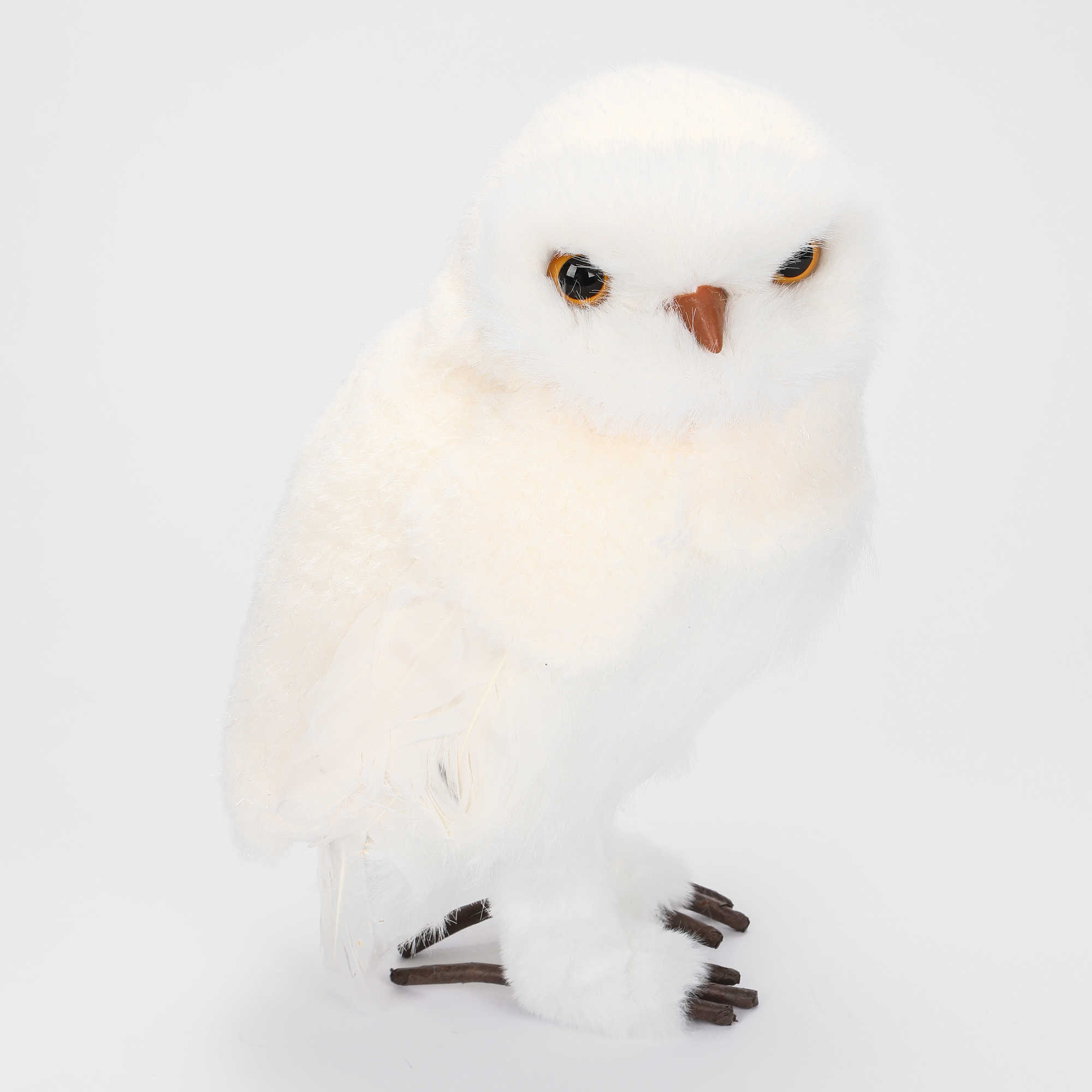 Декоративная фигура James arts совёнок белый 15х14х26 см