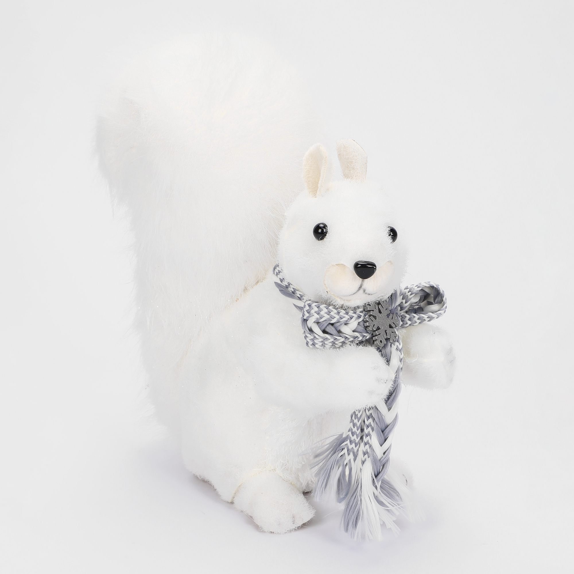 Декоративная фигура James arts белка белая 20х11х25 см 1490₽