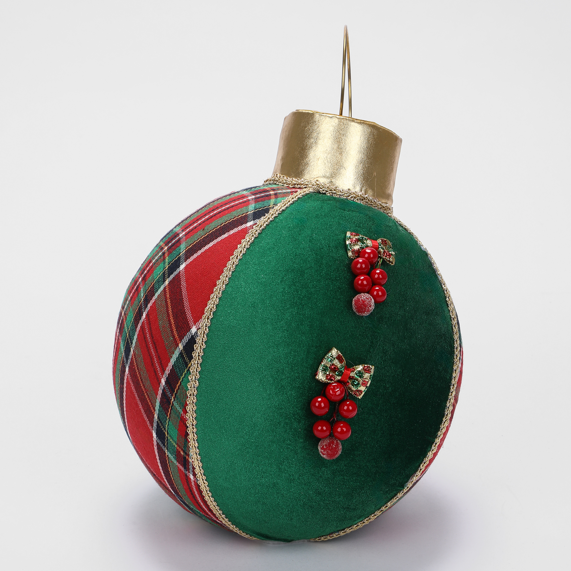 Украшение настольное James arts шар зелёный 23х21х29 см 1690₽