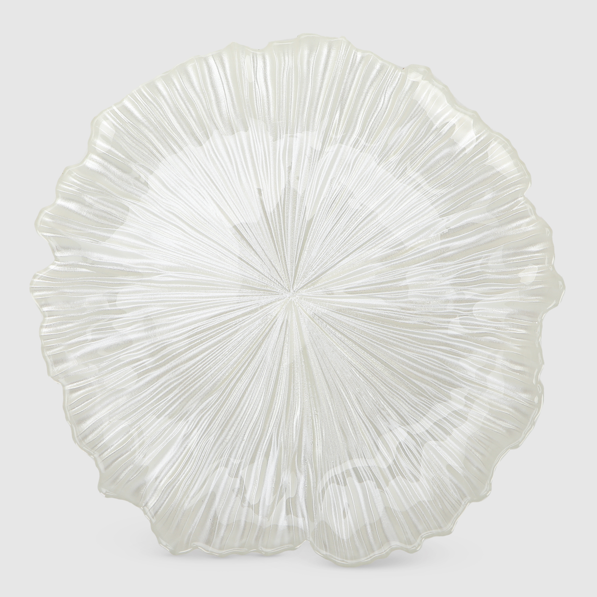 Тарелка Ardacam Copper, белый жемчуг, 21 см