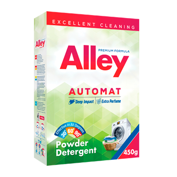 Стиральный порошок Alley для белого и цветного белья для автоматической стирки 450 гр