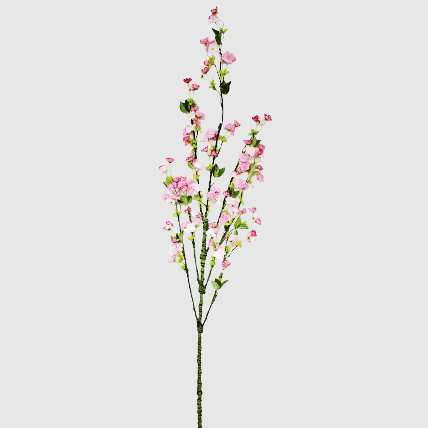 Ветка Конэко-О искусственная, цветущего персика, розовый 158 см