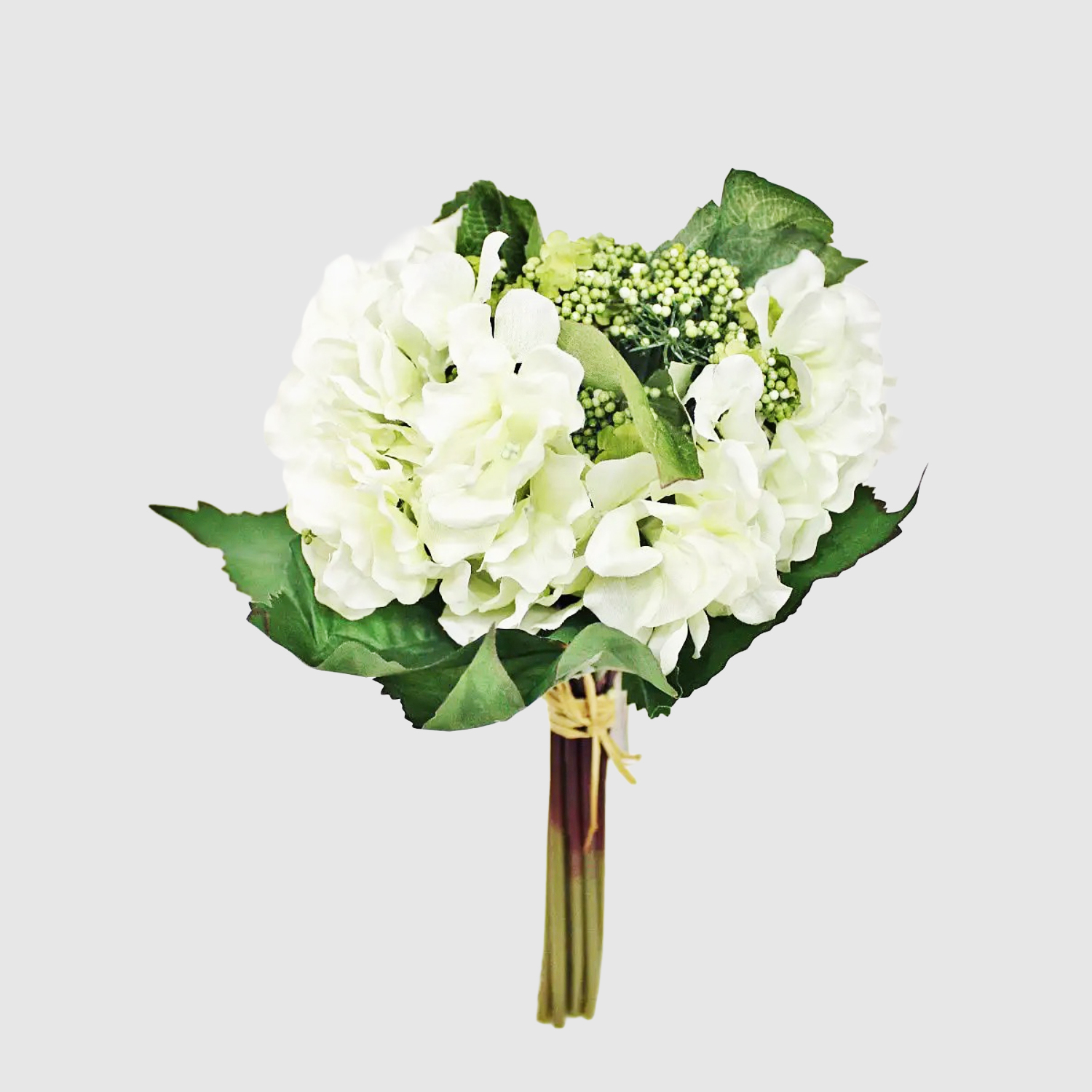 Гортензия Конэко-О искусственная белая 30 см