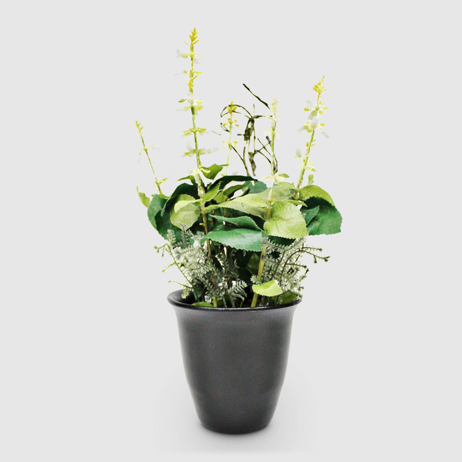 Цветы искусственные Конэко-О в горшке бежевый 37 см 659₽