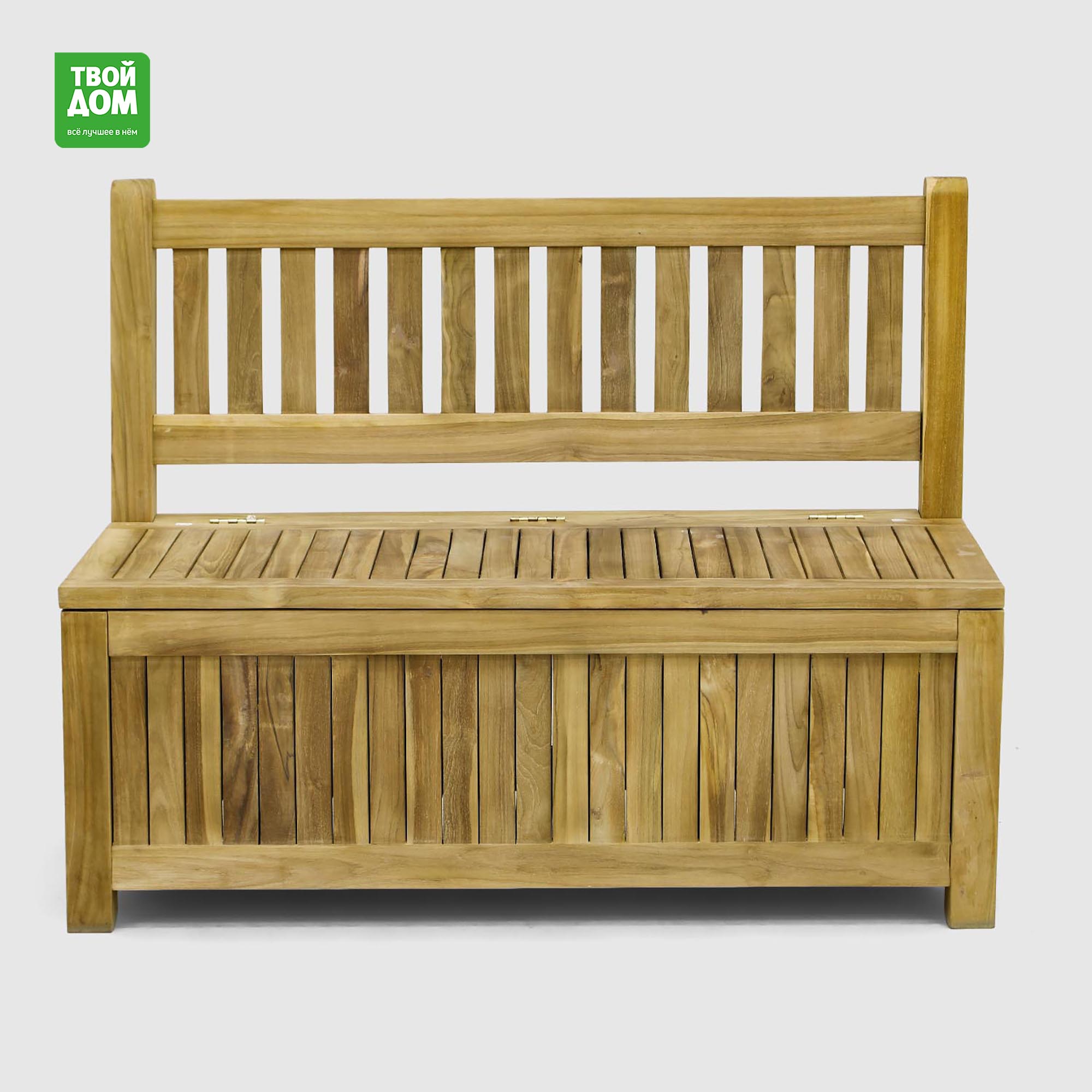 Скамья для хранения вещей Rohman Java тик 120хх55х92 см