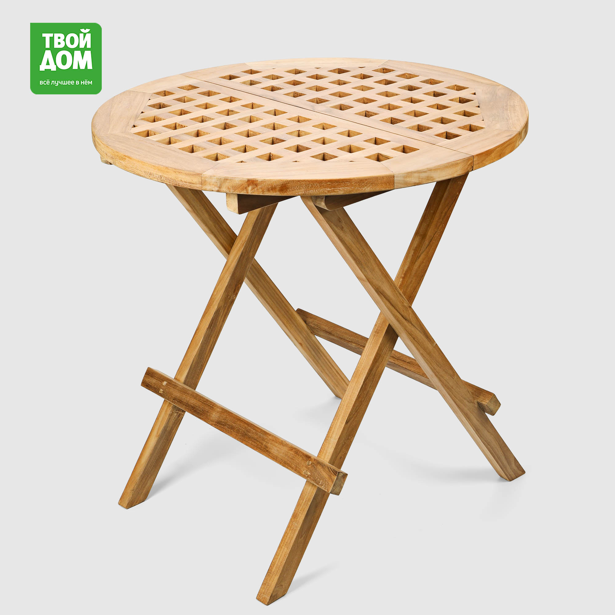 Стол для пикника Rohman Java круглый 77х77х77 см