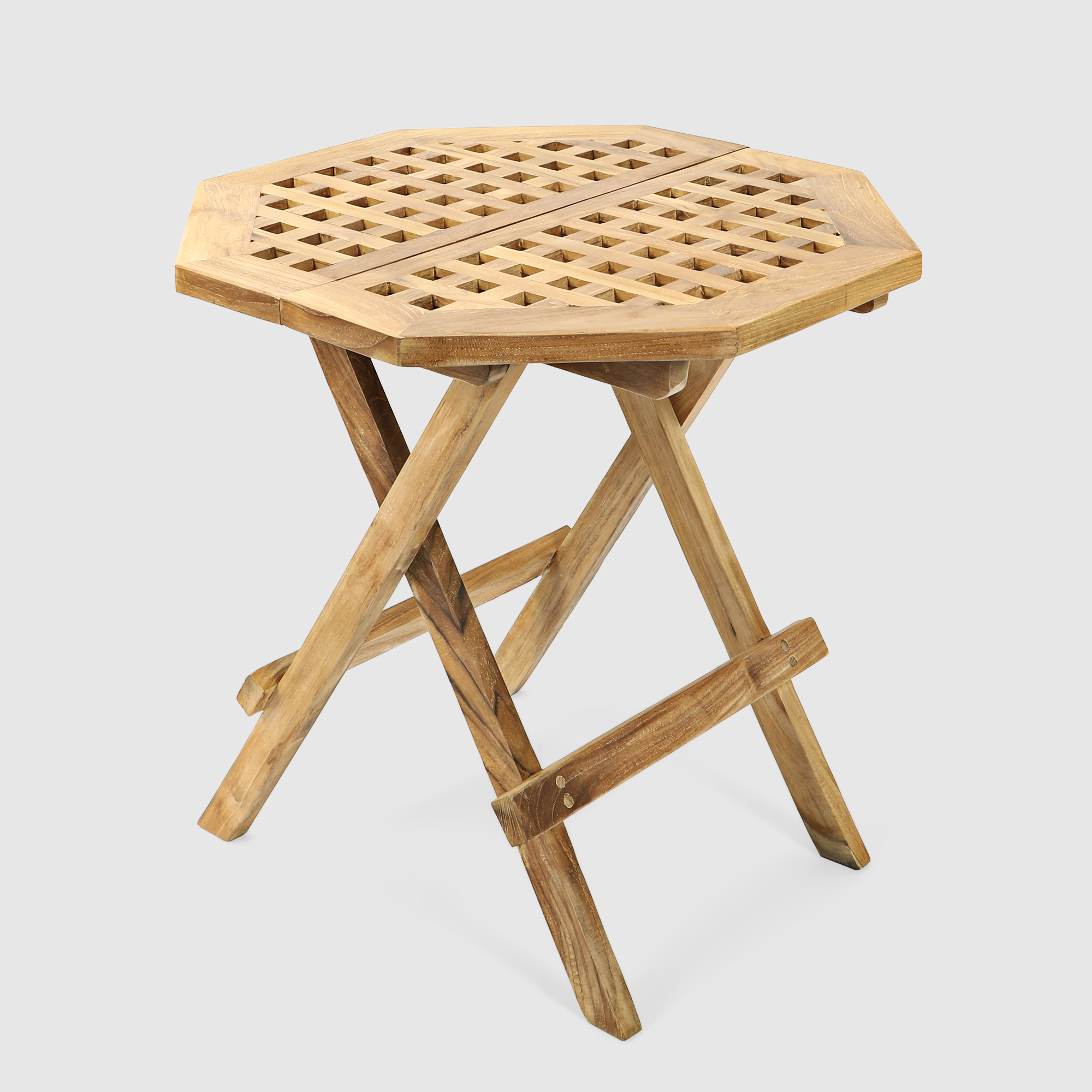 Стол для пикника Rohman Java Octagonal Chess тик 50х50х50 см