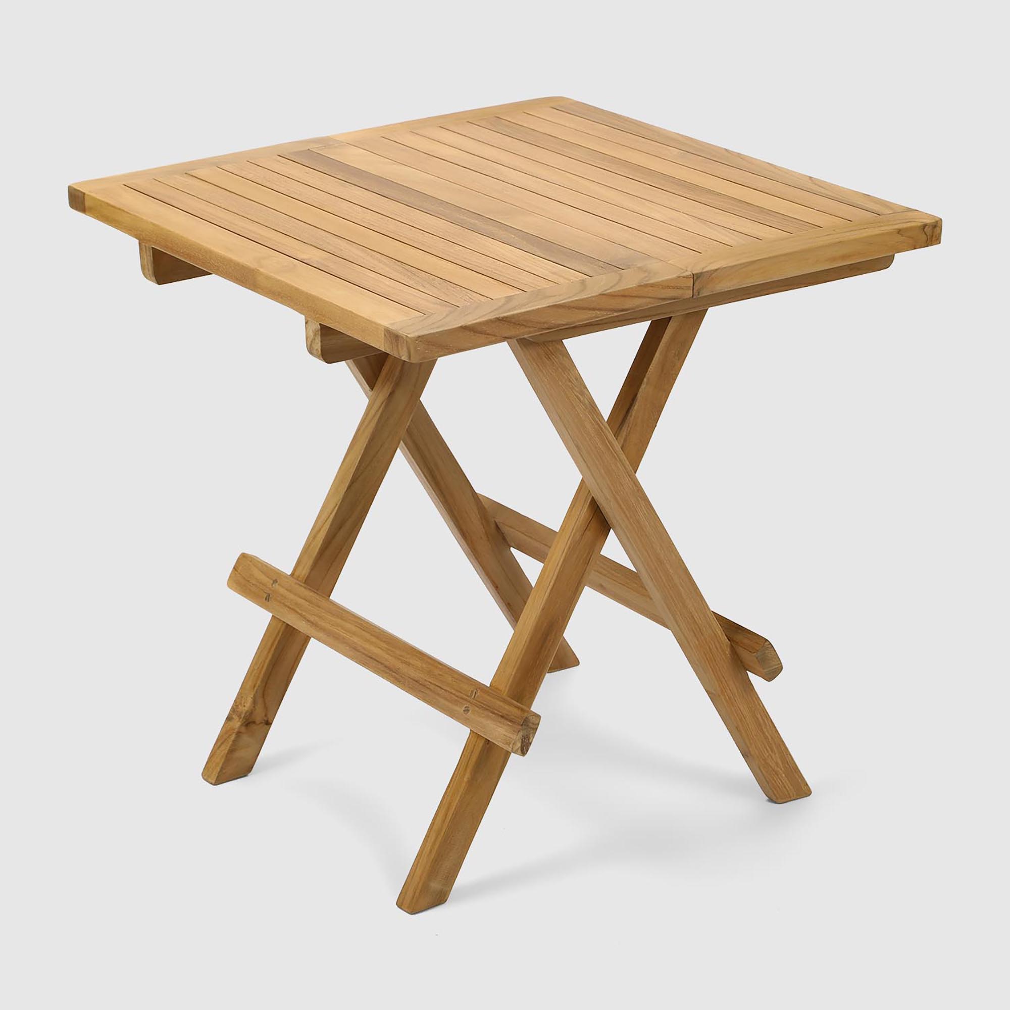 Стол для пикника Rohman Java Square Straight тик 50х50х51 см