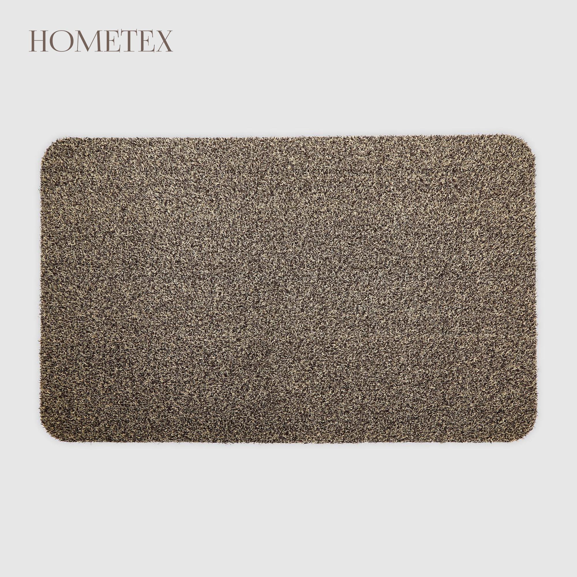 Коврик придверный Hometex бежевый, коричневый 50х80 см