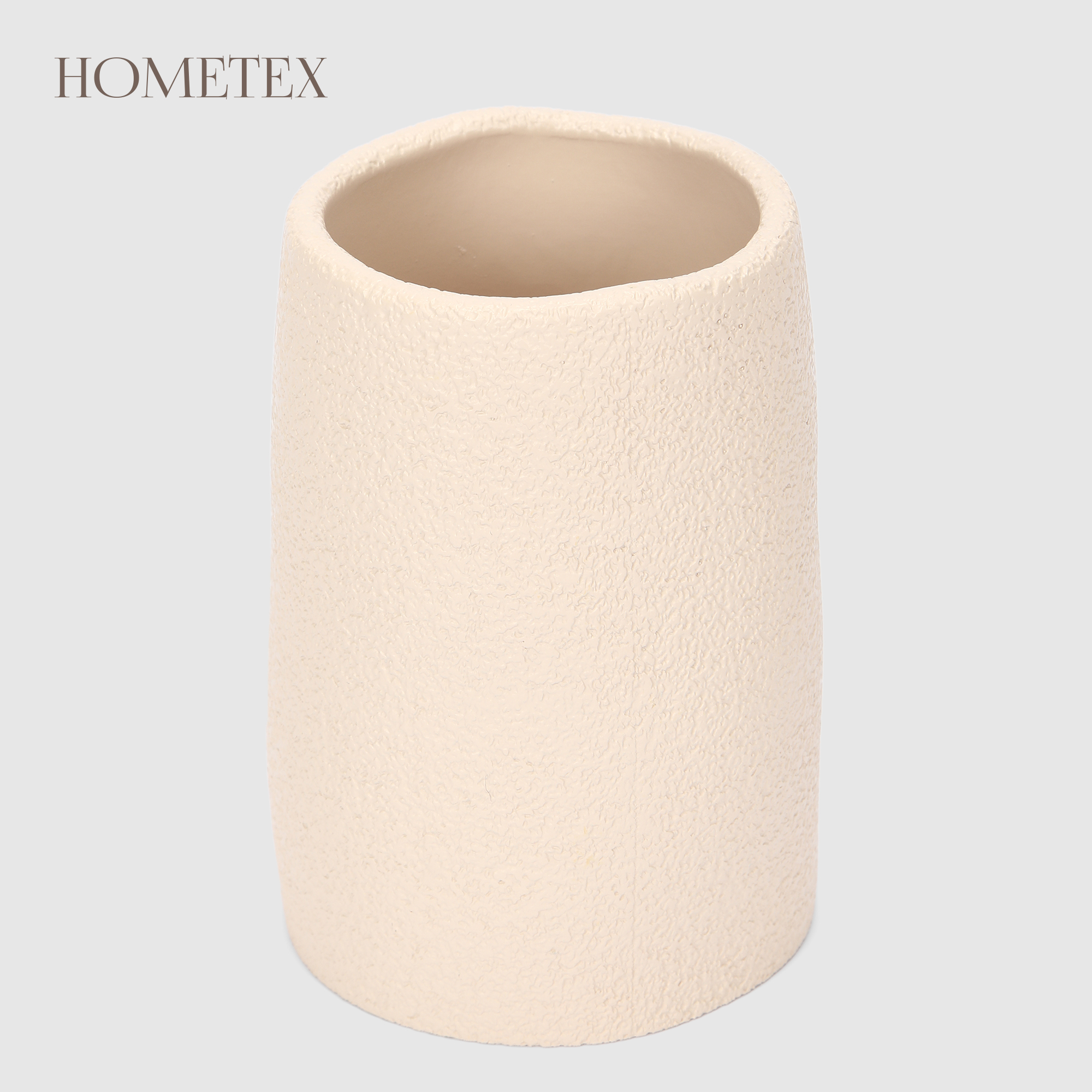 Стакан для зубных щёток Hometex Конус бежевый 489₽