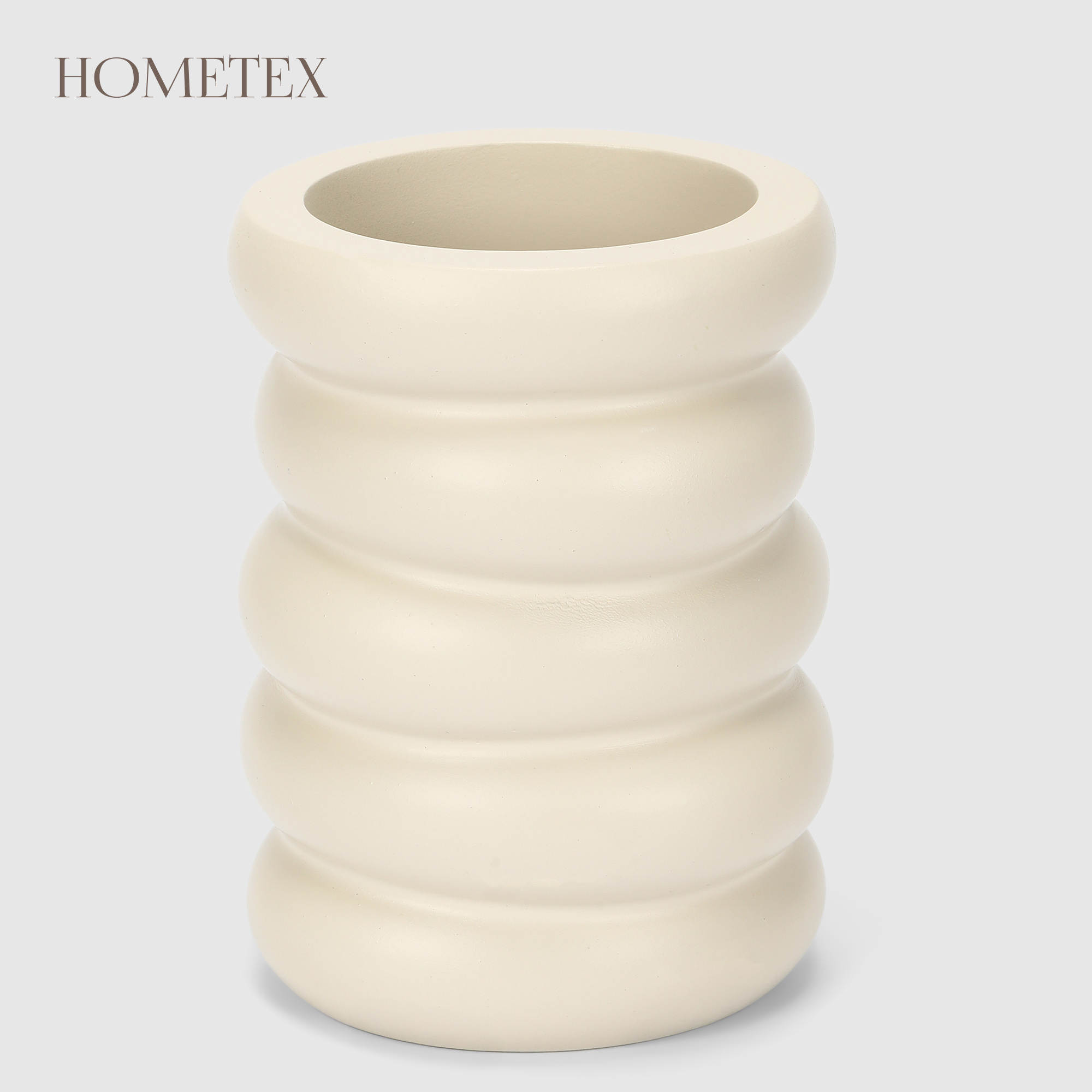 Стакан для зубных щёток Hometex Клетка белый 499₽