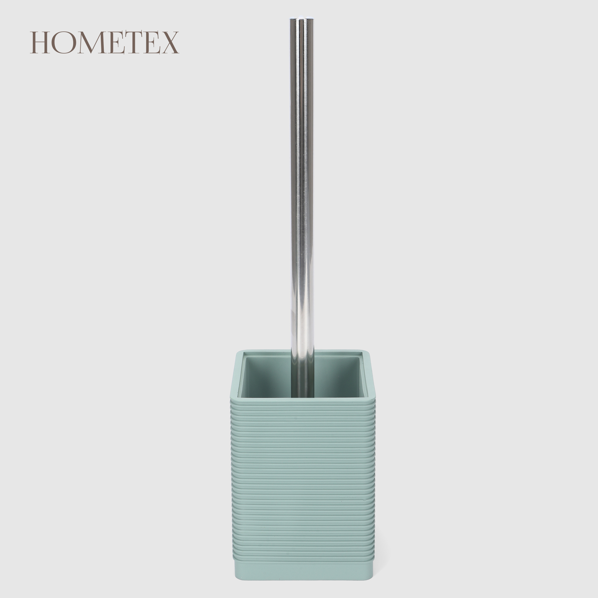 Держатель с ёршиком Hometex Полосы мята 1219₽