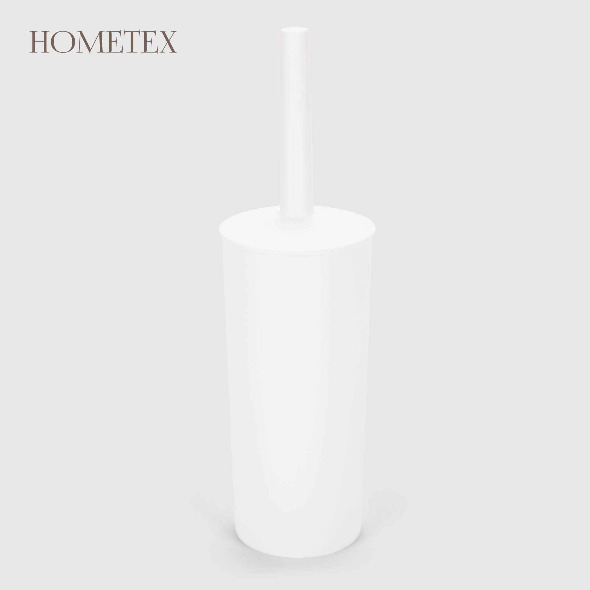 Держатель с ёршиком Hometex полипропилен белый 199₽