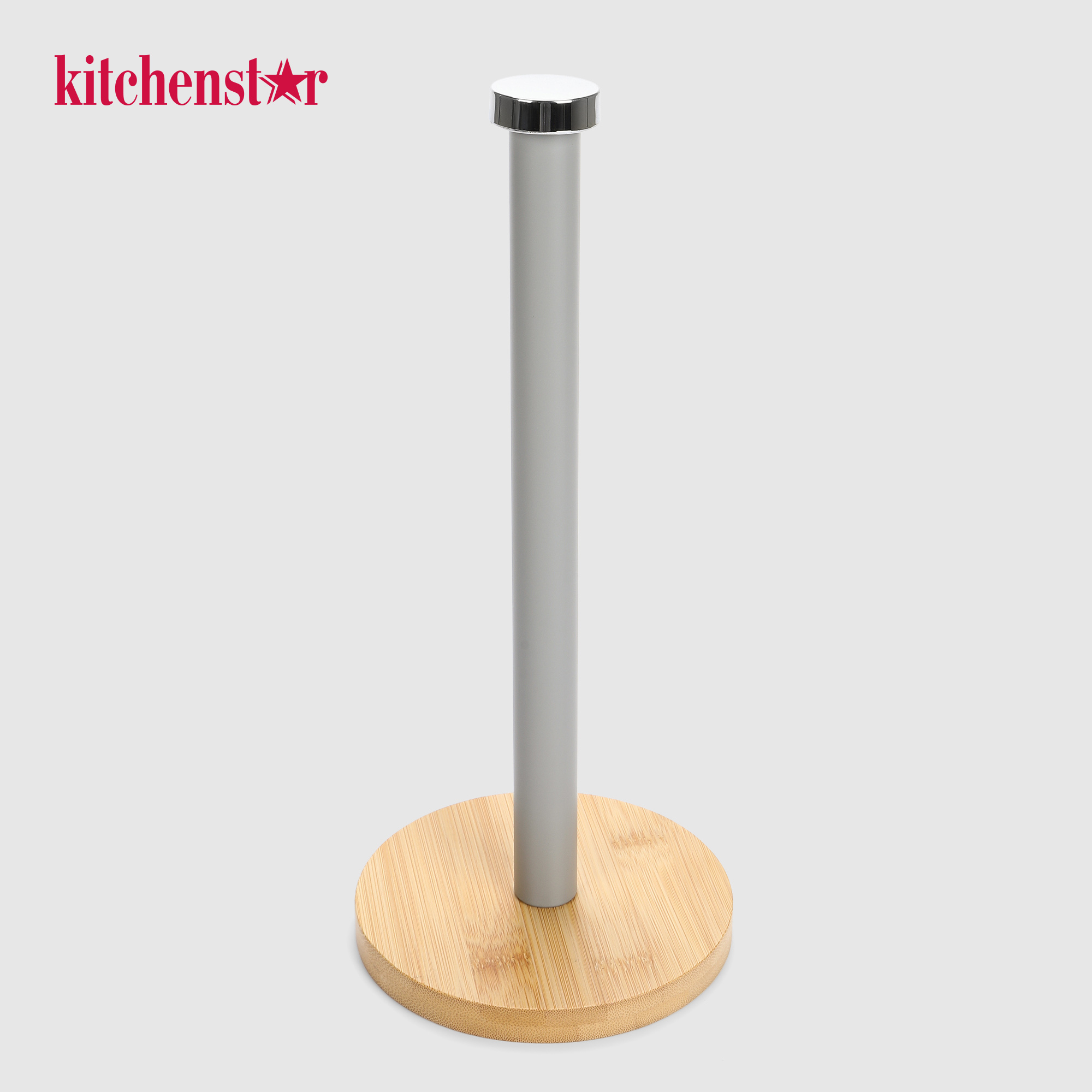 Держатель для бумажных полотенец Kitchenstar серый