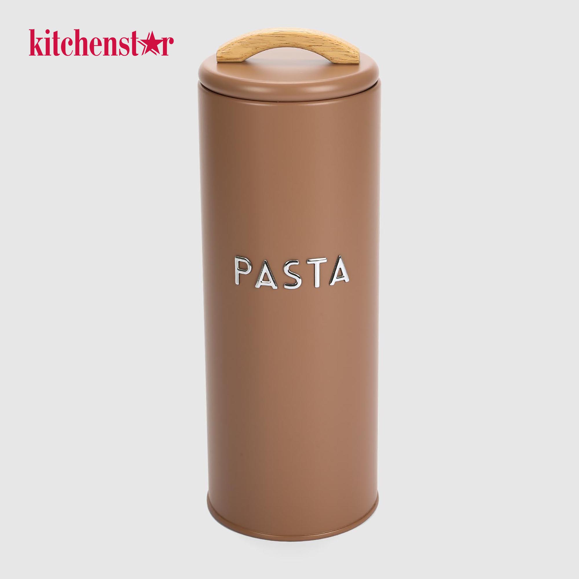 Банка для макаронных изделий Kitchenstar коричневый 25 л 1190₽