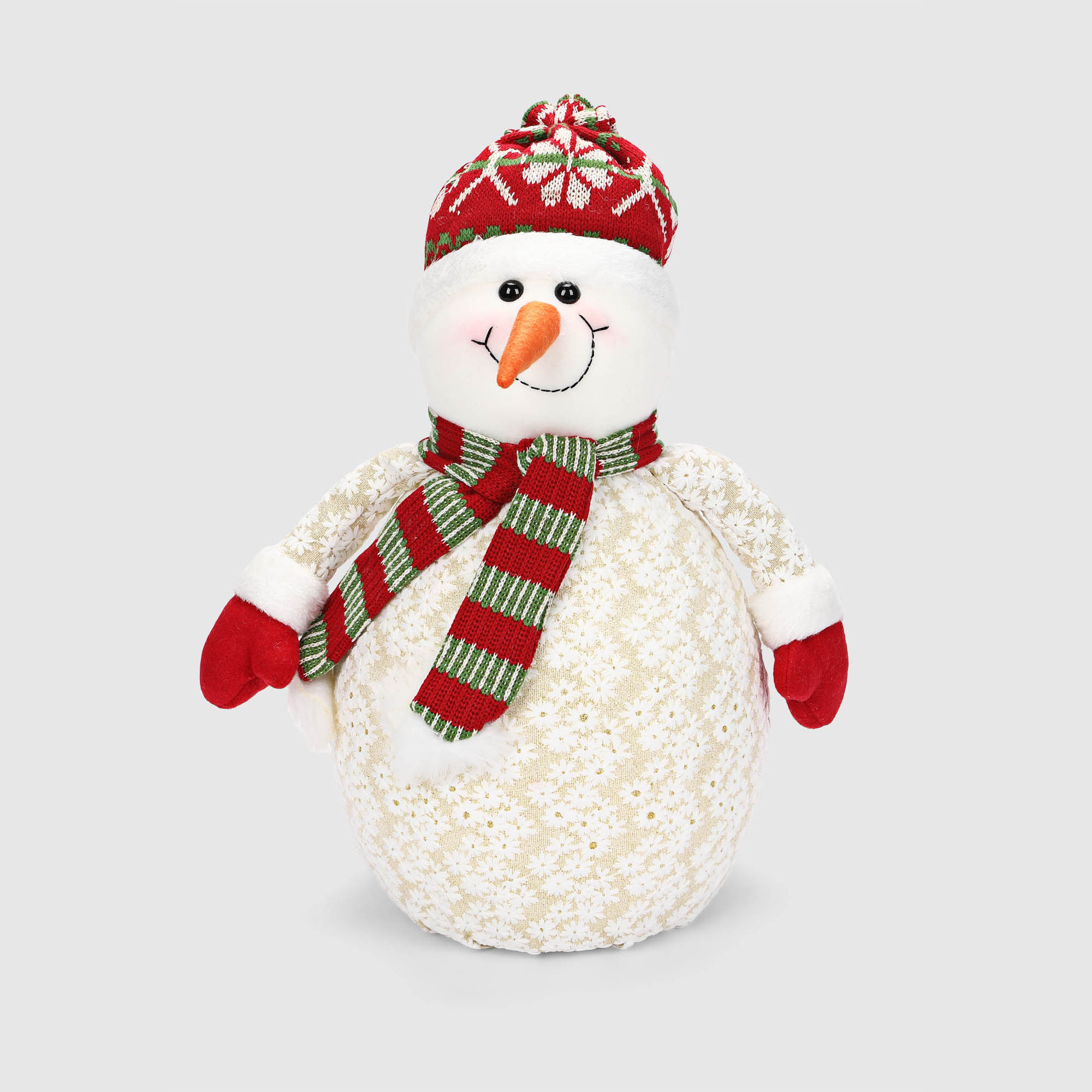 Декоративная фигура Yiwu E-commerce снеговик 30х22х40 см 1490₽