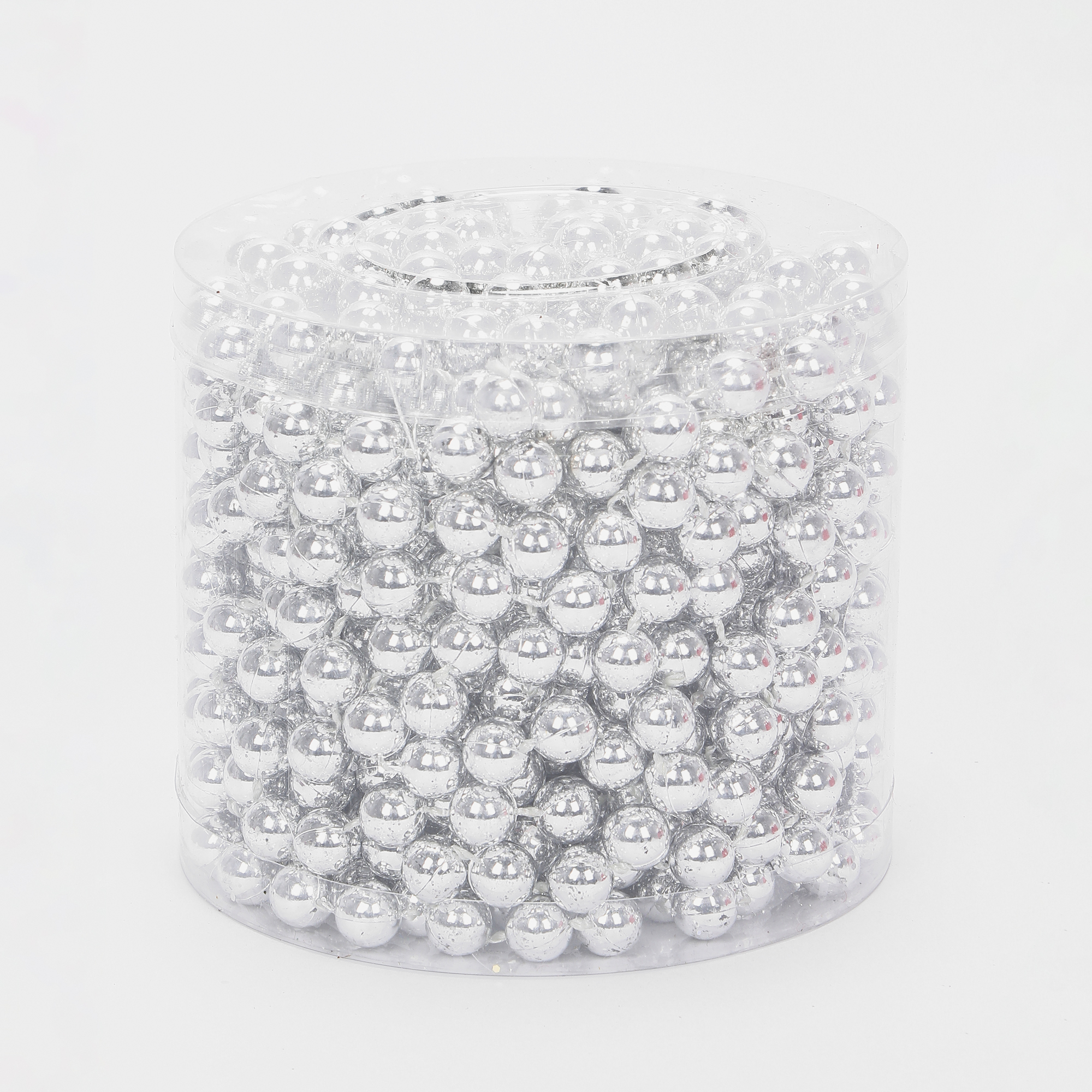 Гирлянда из бусин Yiwu E-commerce серебристая 10 м 209₽