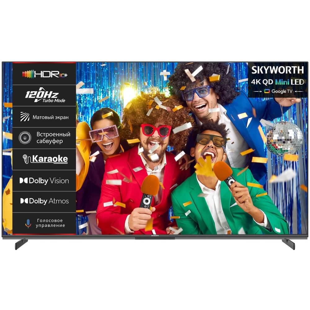 Телевизор Skyworth 55X85G 55 4K UHD Mini-LED Smart TV 5999000₽