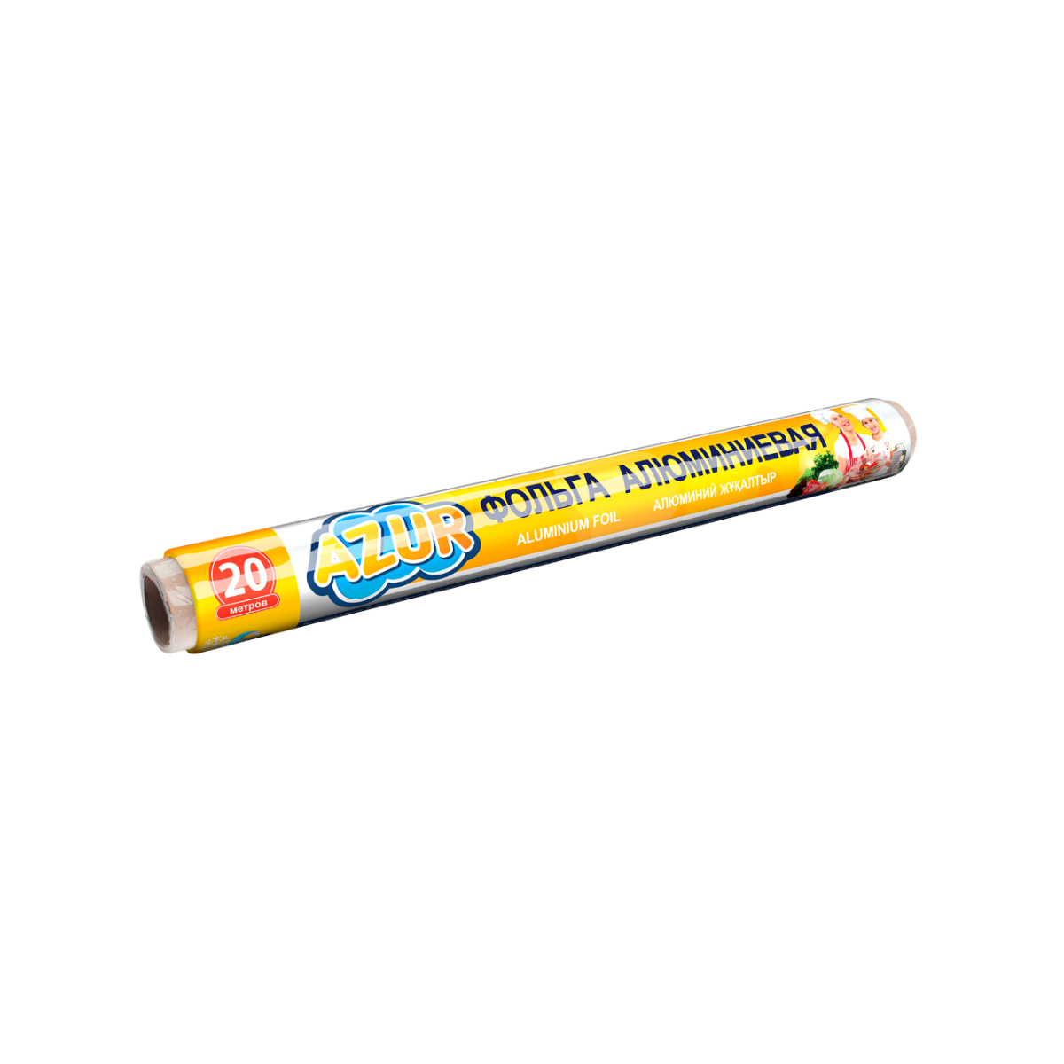 

Фольга алюминиевая /рулон AZUR (20 м х 29 см)
