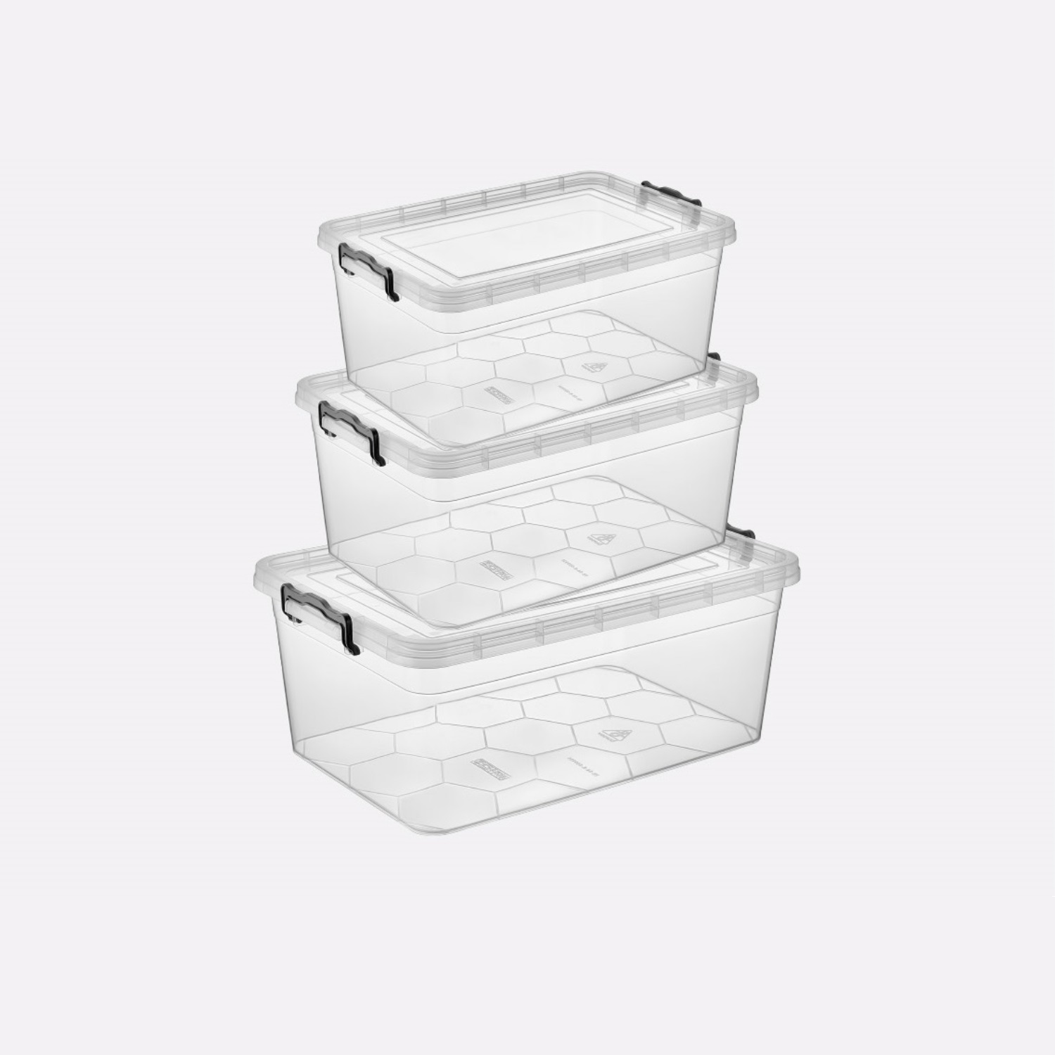 Набор контейнеров Follow me 750 мл, 1,75 л и 3 л 3 шт