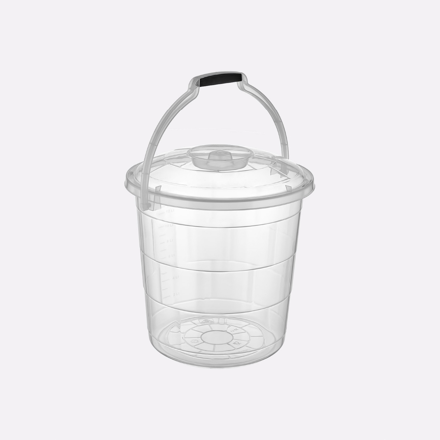 Ведро Follow me Tetris-3 прозрачное 10 л 31,5х31х29 см