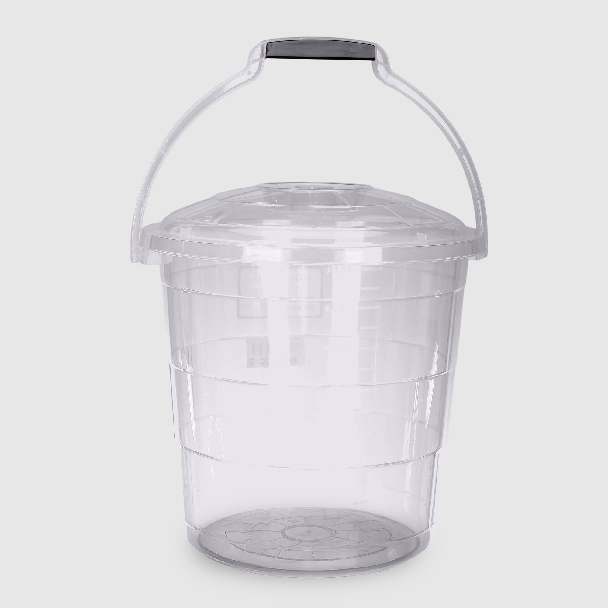 Ведро Follow me Tetris-4 прозрачное 15 л 365х35х33 см 599₽