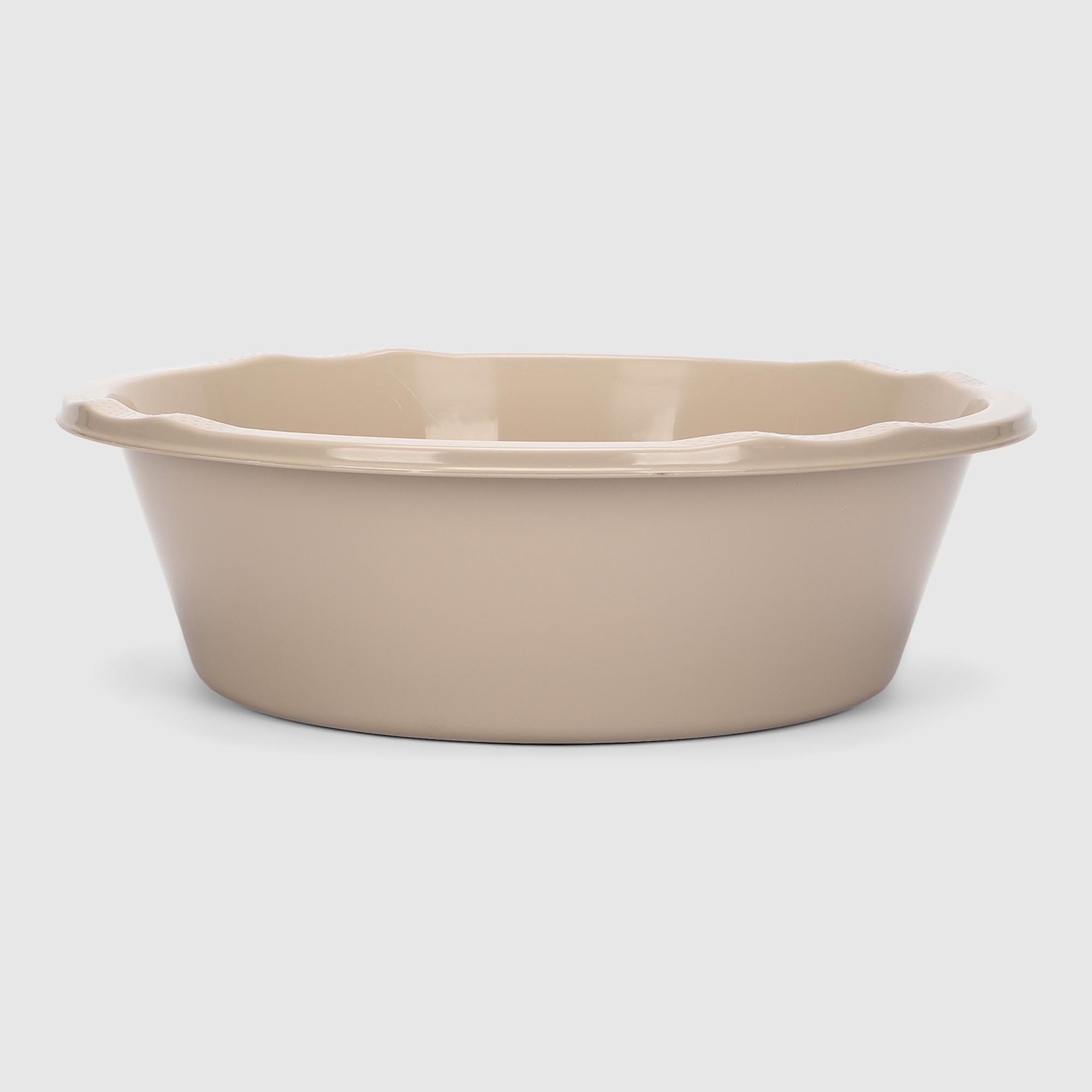 Таз Follow me Spotted-2 бежевый 18 л 48x48x15 см 379₽