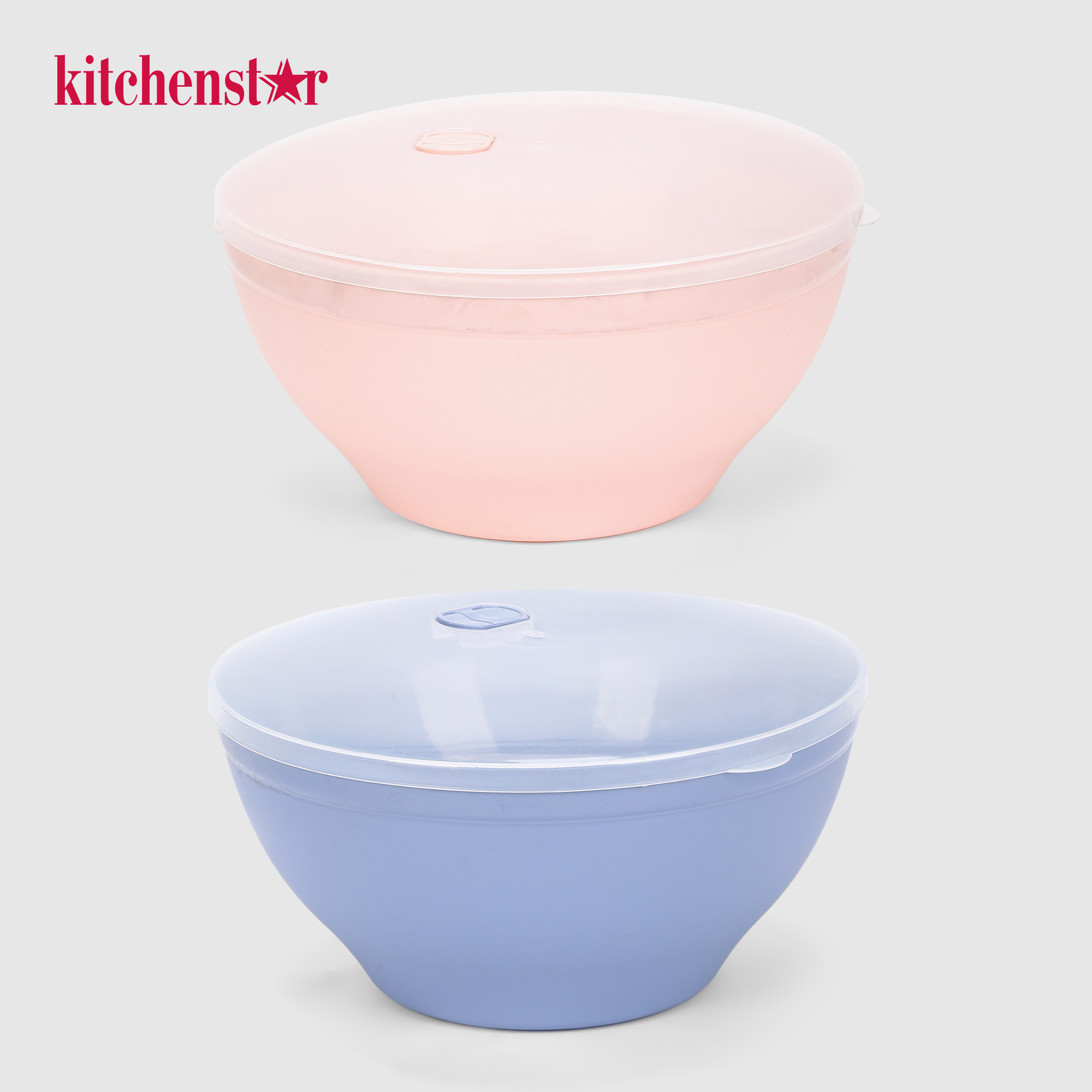 Салатник пластиковый Kitchenstar Armada с крышкой 5 л 299₽