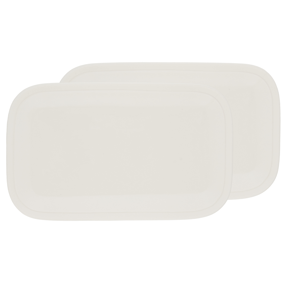 Набор тарелок сервировочных Gipfel Blanche 28х17 см 2 штуки 1490₽