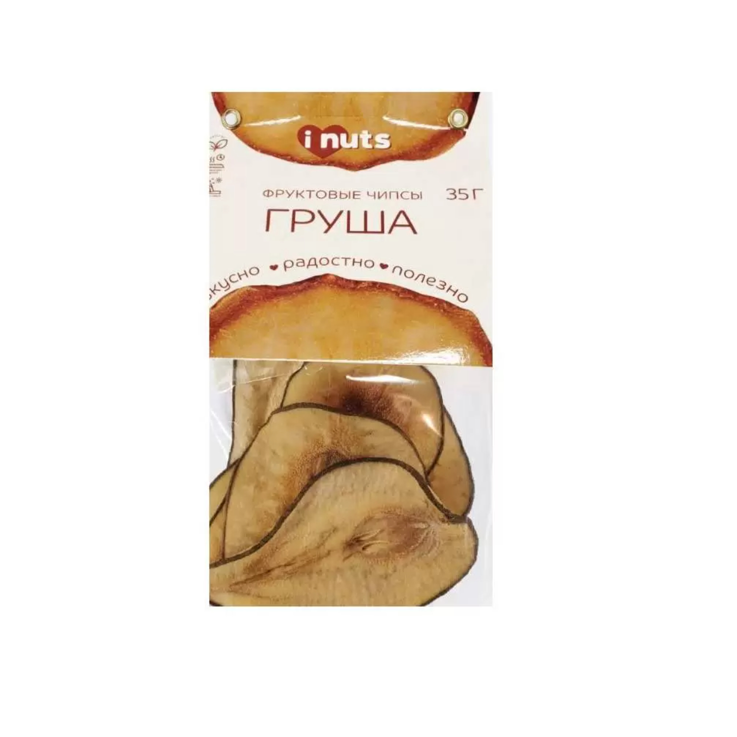 Чипсы грушевые iNutz 35 г