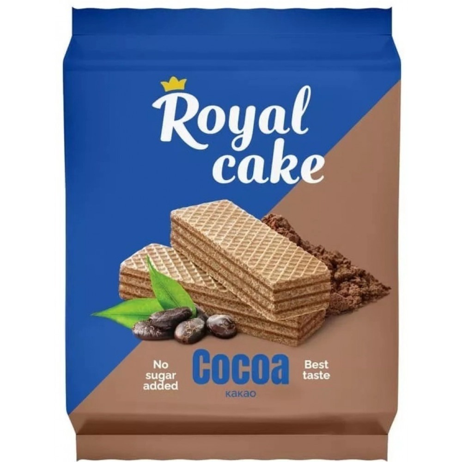 

Вафли RoyalCake на сорбите какао 120 г