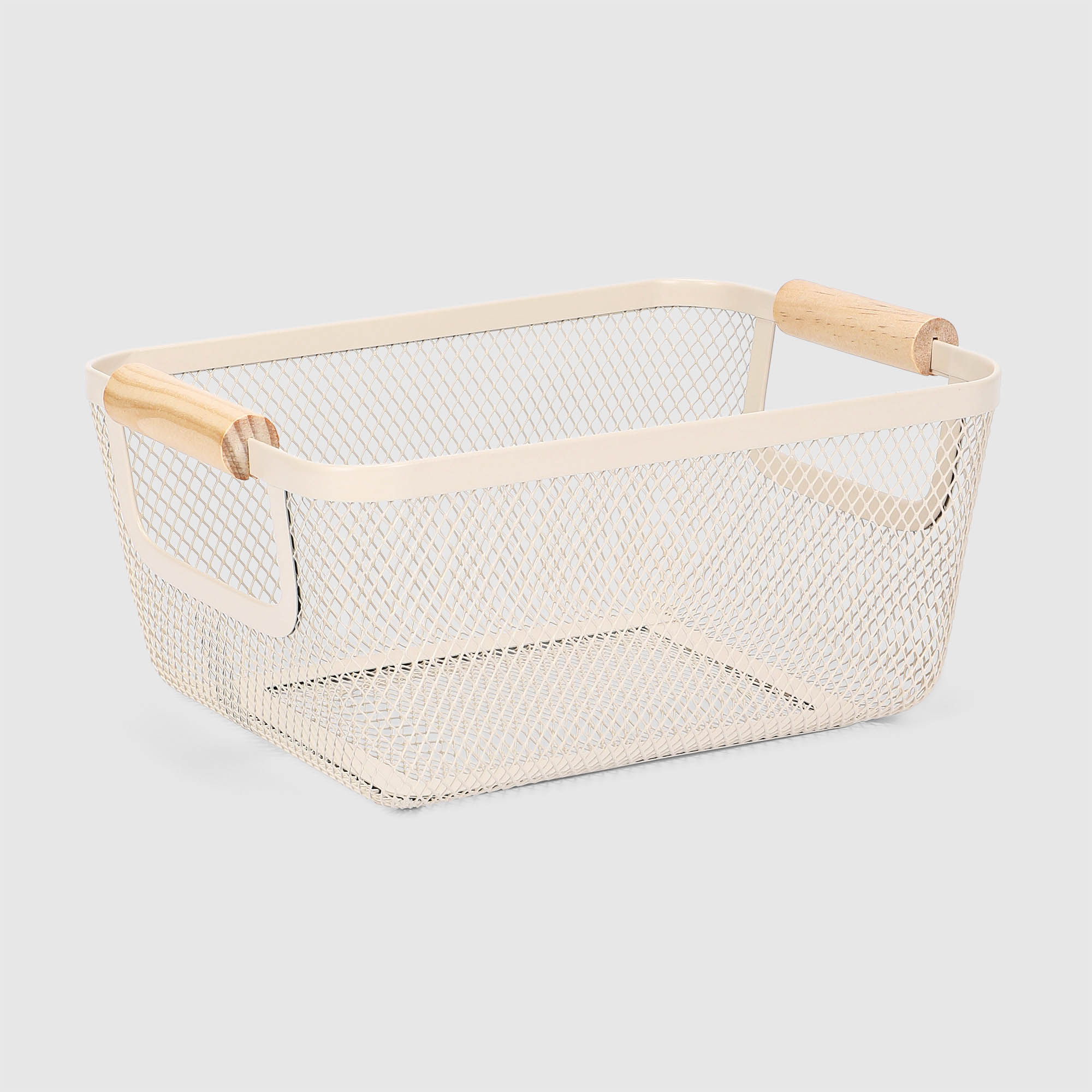 Набор корзин Yikai дерево и металл 3 шт