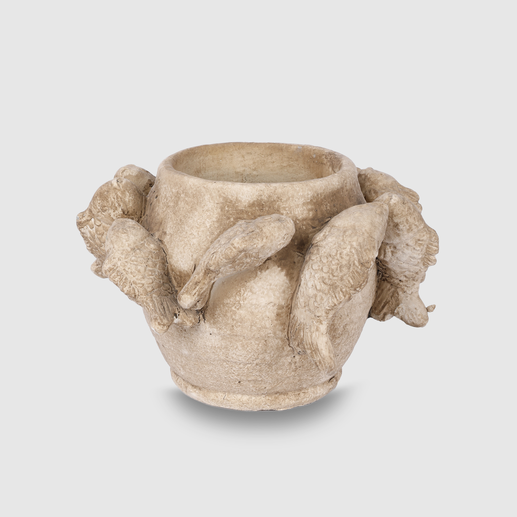 Кашпо для цветов Shengyi Рыбы 21.5x21x13.5 см