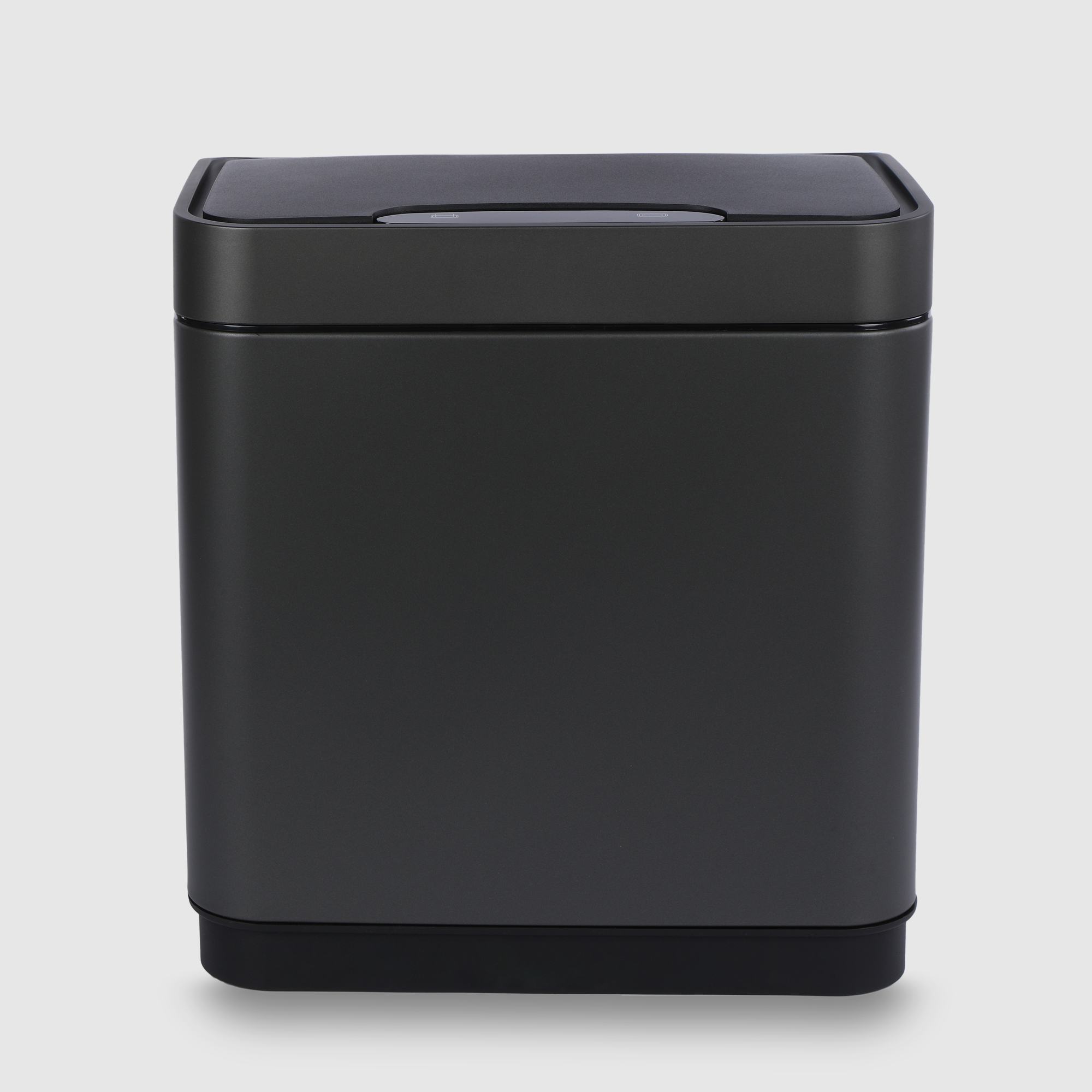 Бак мусорный Java сенсорный тёмно-серый 12 л 34х22х35 см