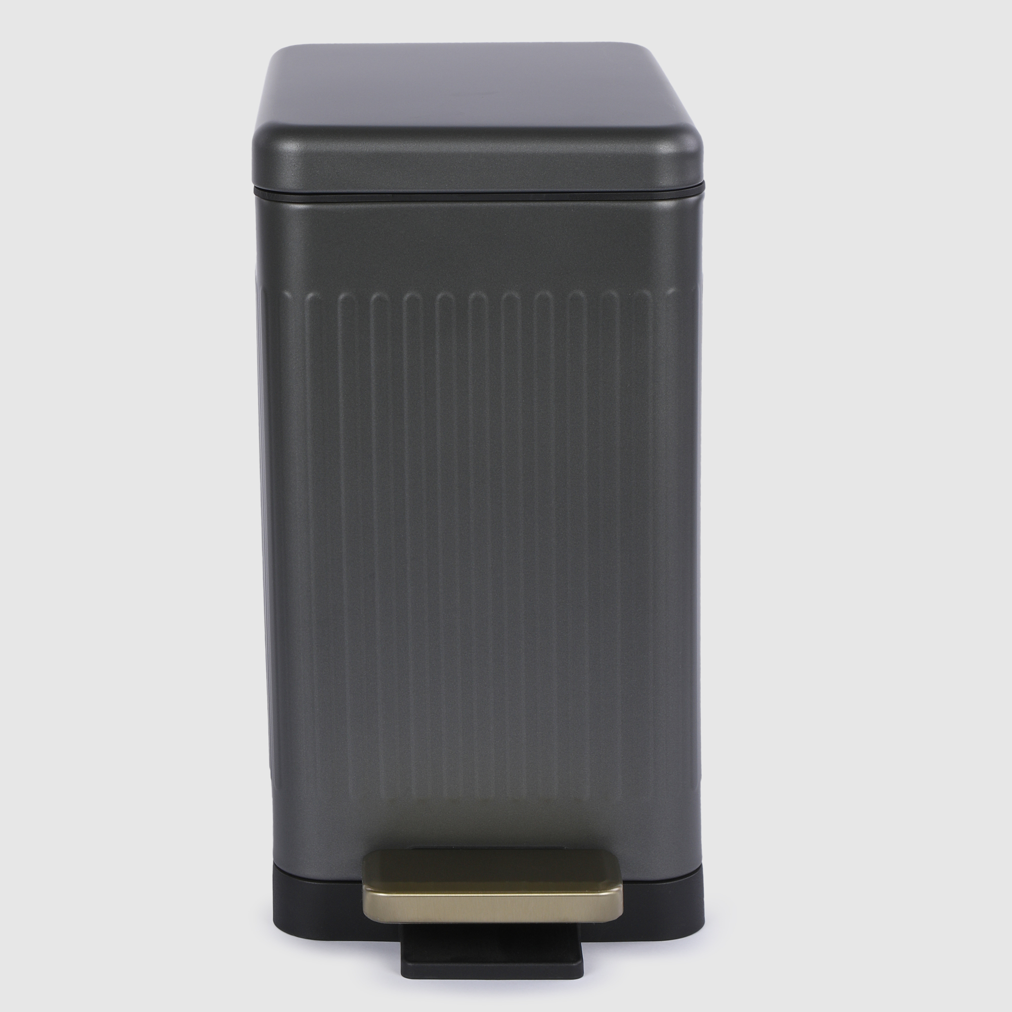 Бак мусорный Java с педалью тёмно-серый 15 л 19,5x36,5x37,5 см