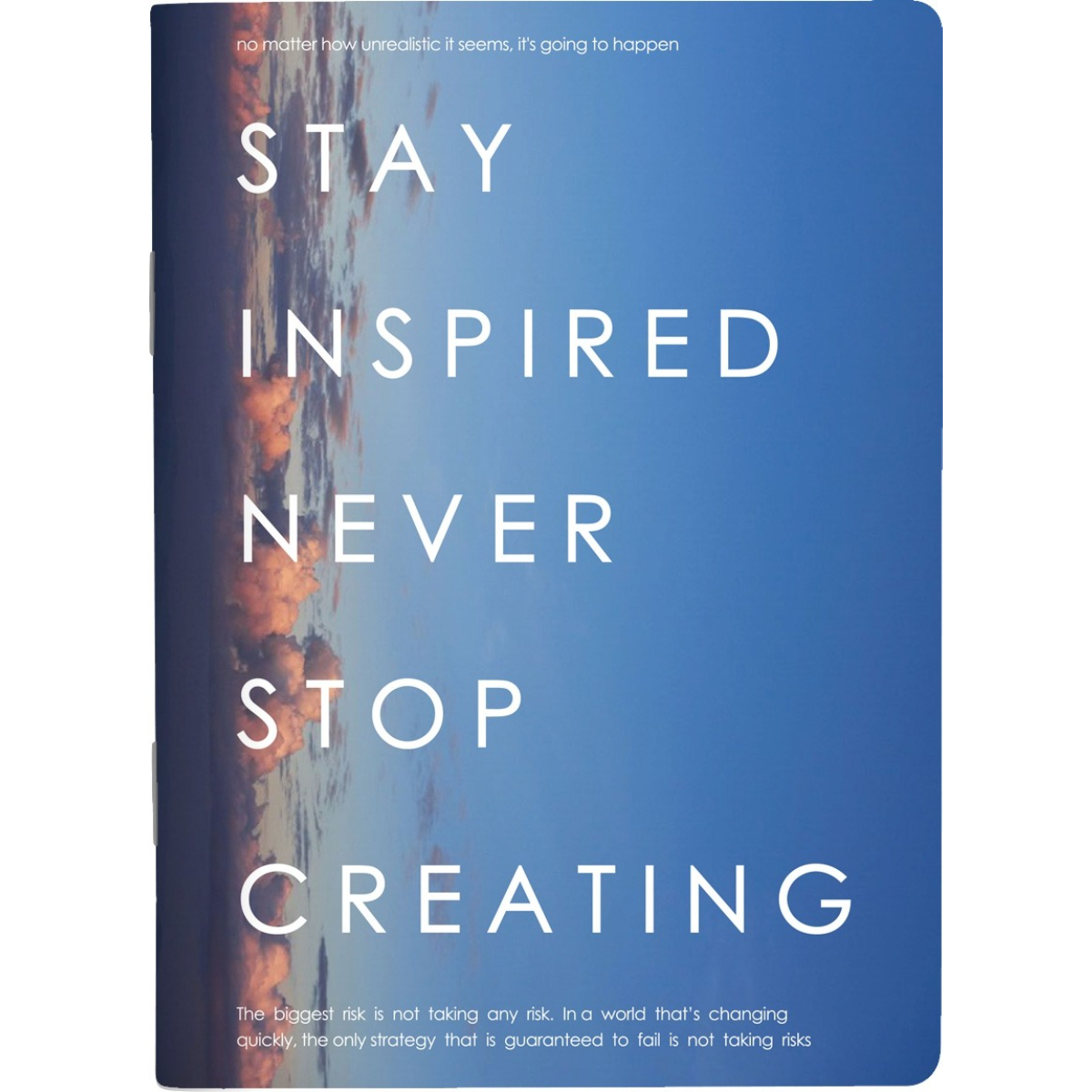 Тетрадь Be Smart Freedom Небо 40 листов, клетка, 194х266 мм