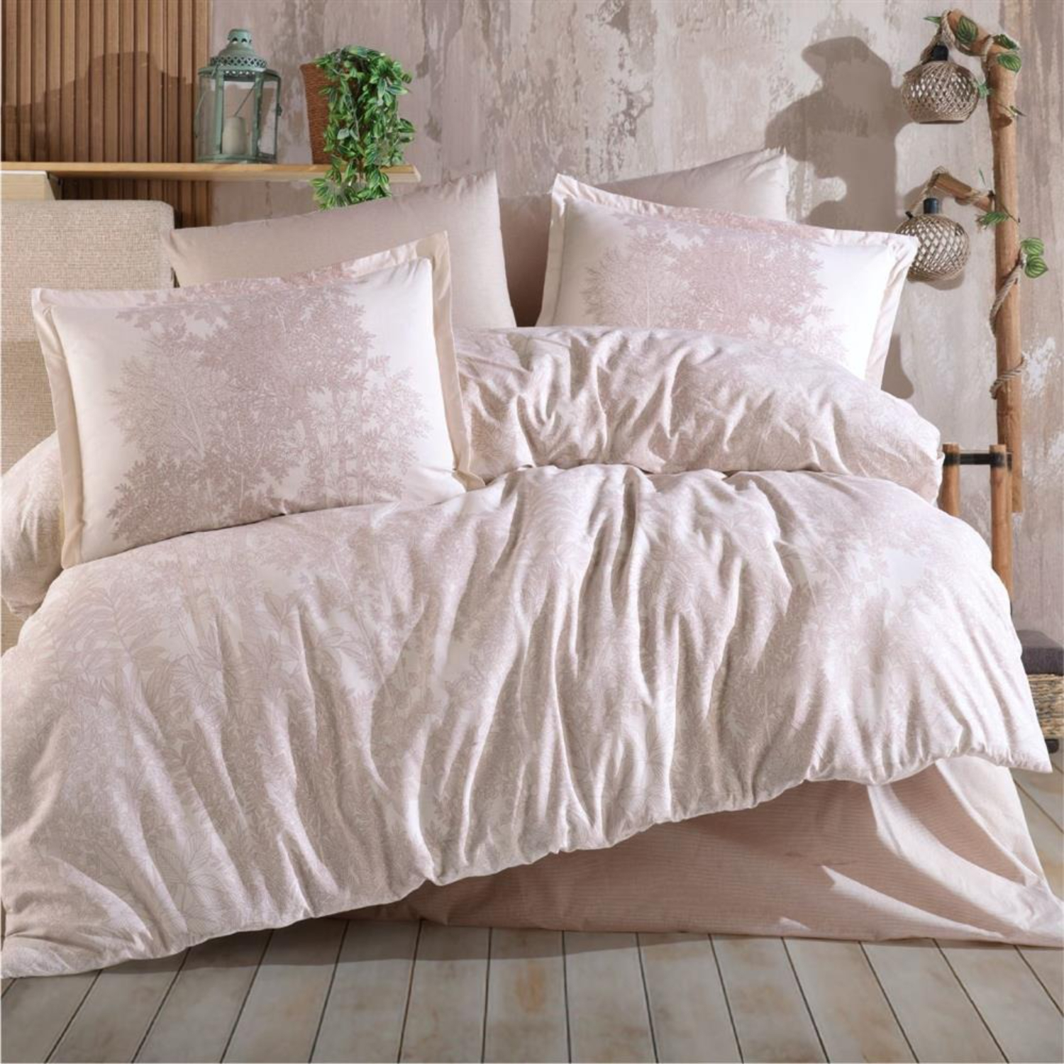 Комплект постельного белья Nordqueen Ramina Ranforce полуторный 2990₽