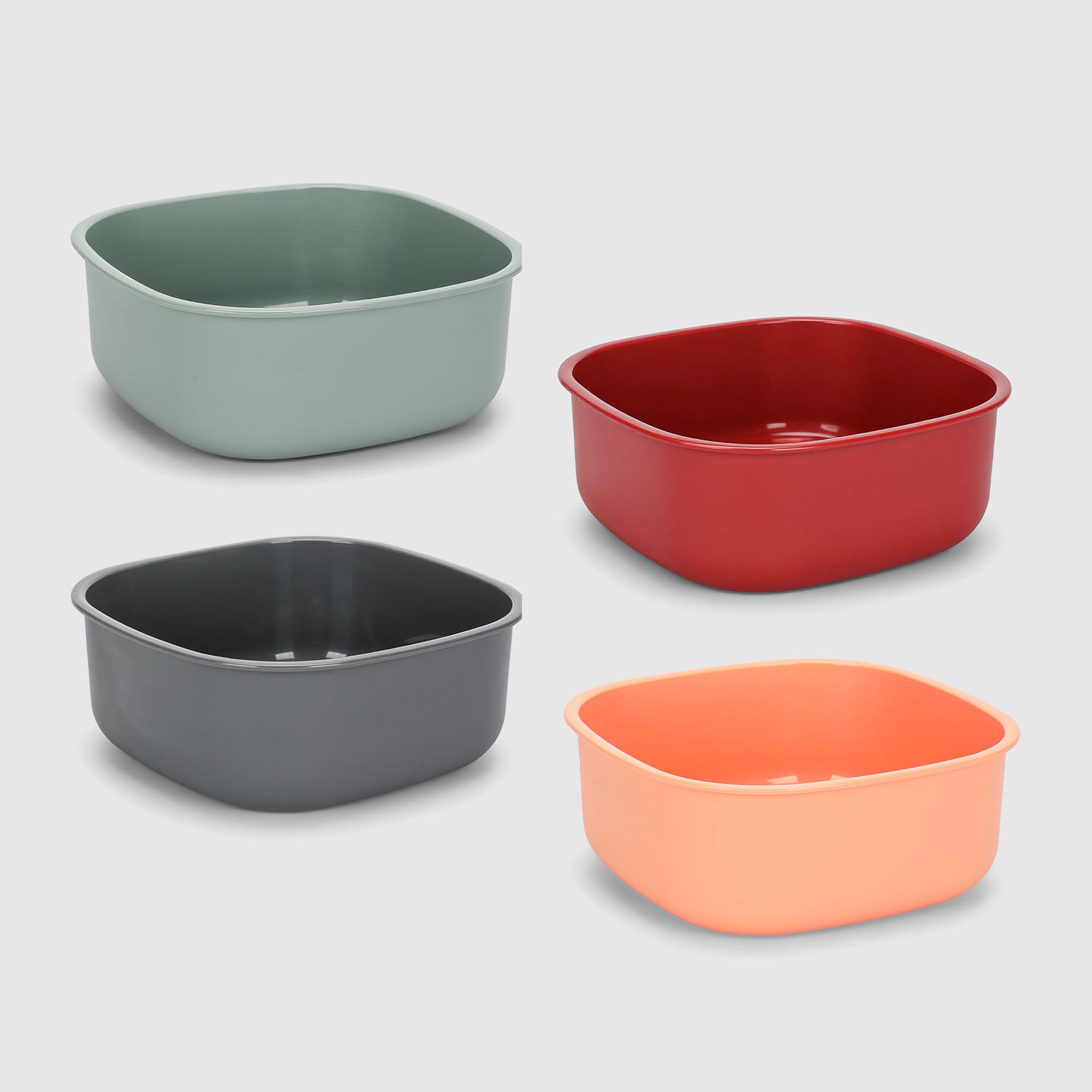 Таз Asude Plastik квадратный 35 л 247х247х105 см в ассортименте 239₽