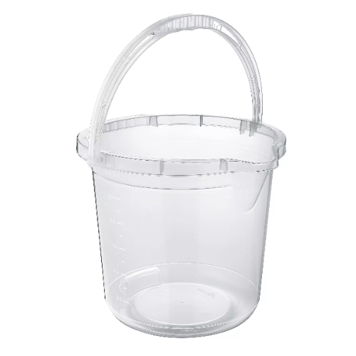 Ведро Asude Plastik для уборки прозрачное 12 л 33х33х275 см 509₽