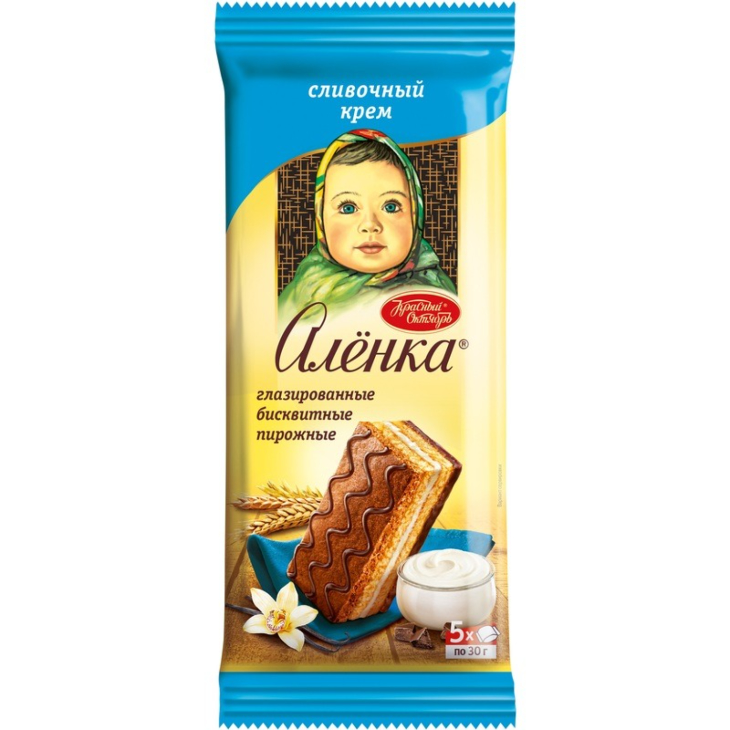 Пирожные Алёнка Рот Фронт бисквитные 150 г 93₽