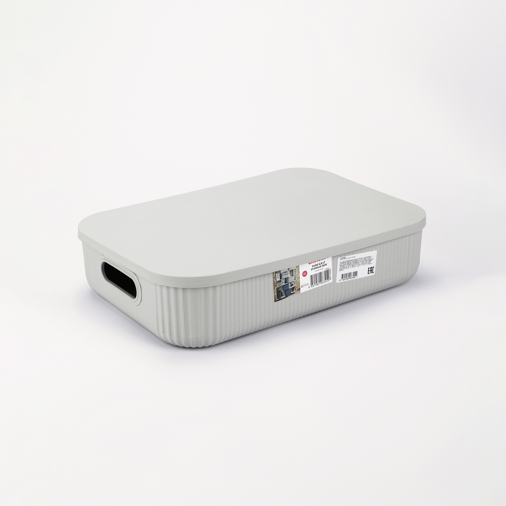 Ящик для хранения Emhouse Pure 68 л 38x26x85 см в ассортименте 319₽