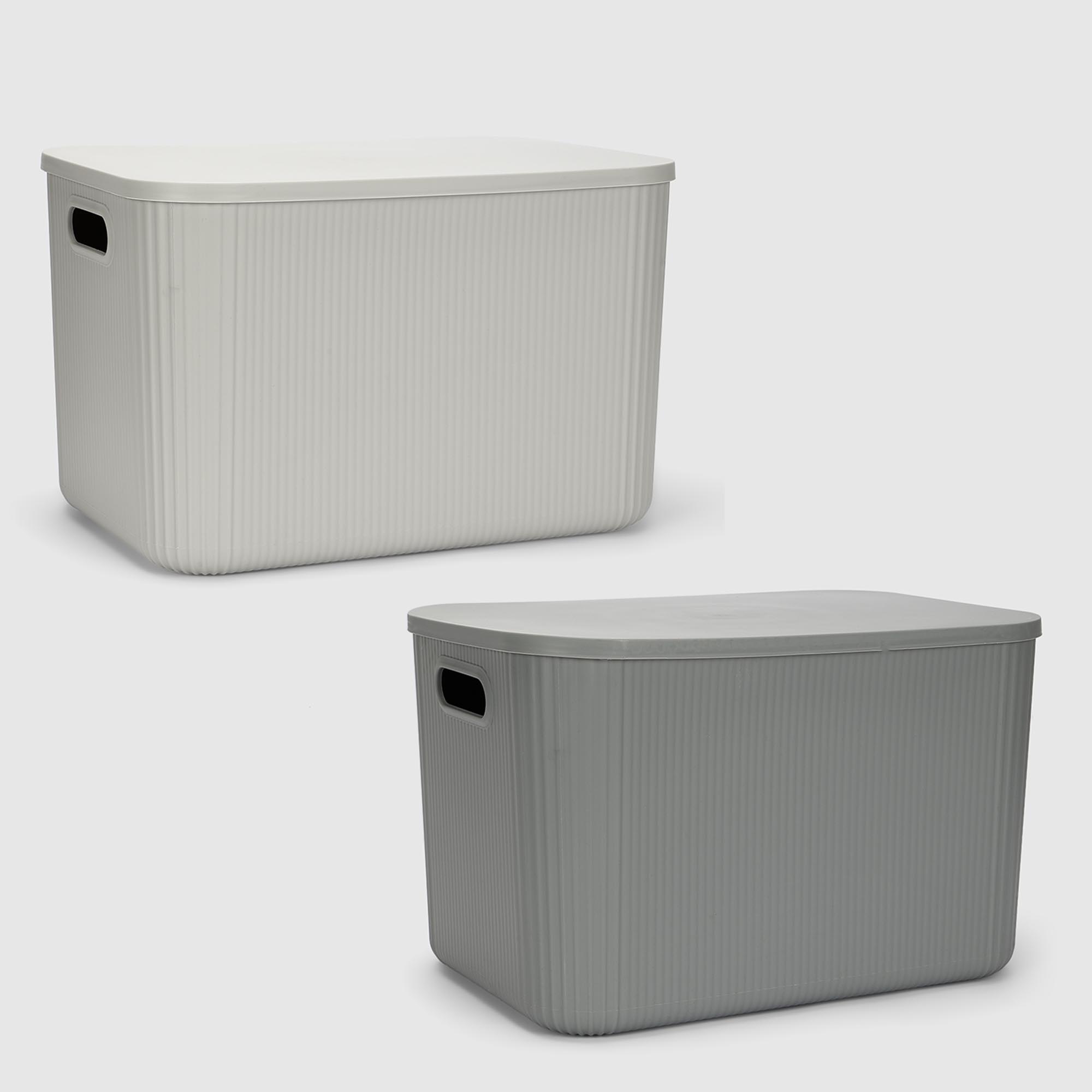 Ящик для хранения Emhouse Pure 21 л 38x26x24 см в ассортименте